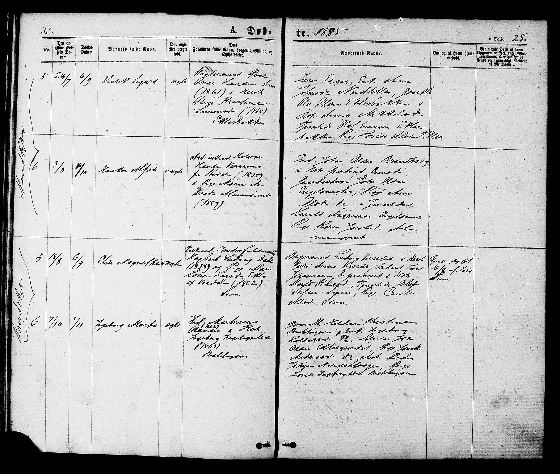 Ministerialprotokoller, klokkerbøker og fødselsregistre - Sør-Trøndelag, SAT/A-1456/608/L0334: Parish register (official) no. 608A03, 1877-1886, p. 25