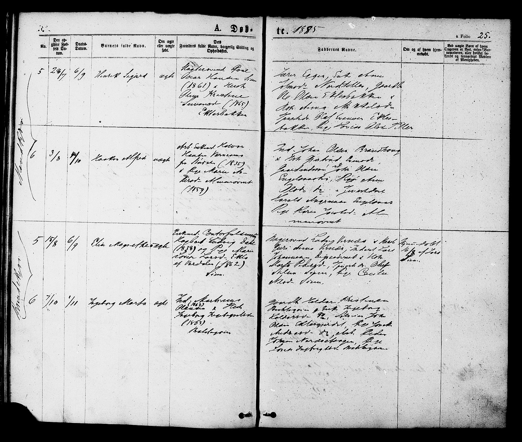 Ministerialprotokoller, klokkerbøker og fødselsregistre - Sør-Trøndelag, AV/SAT-A-1456/608/L0334: Parish register (official) no. 608A03, 1877-1886, p. 25