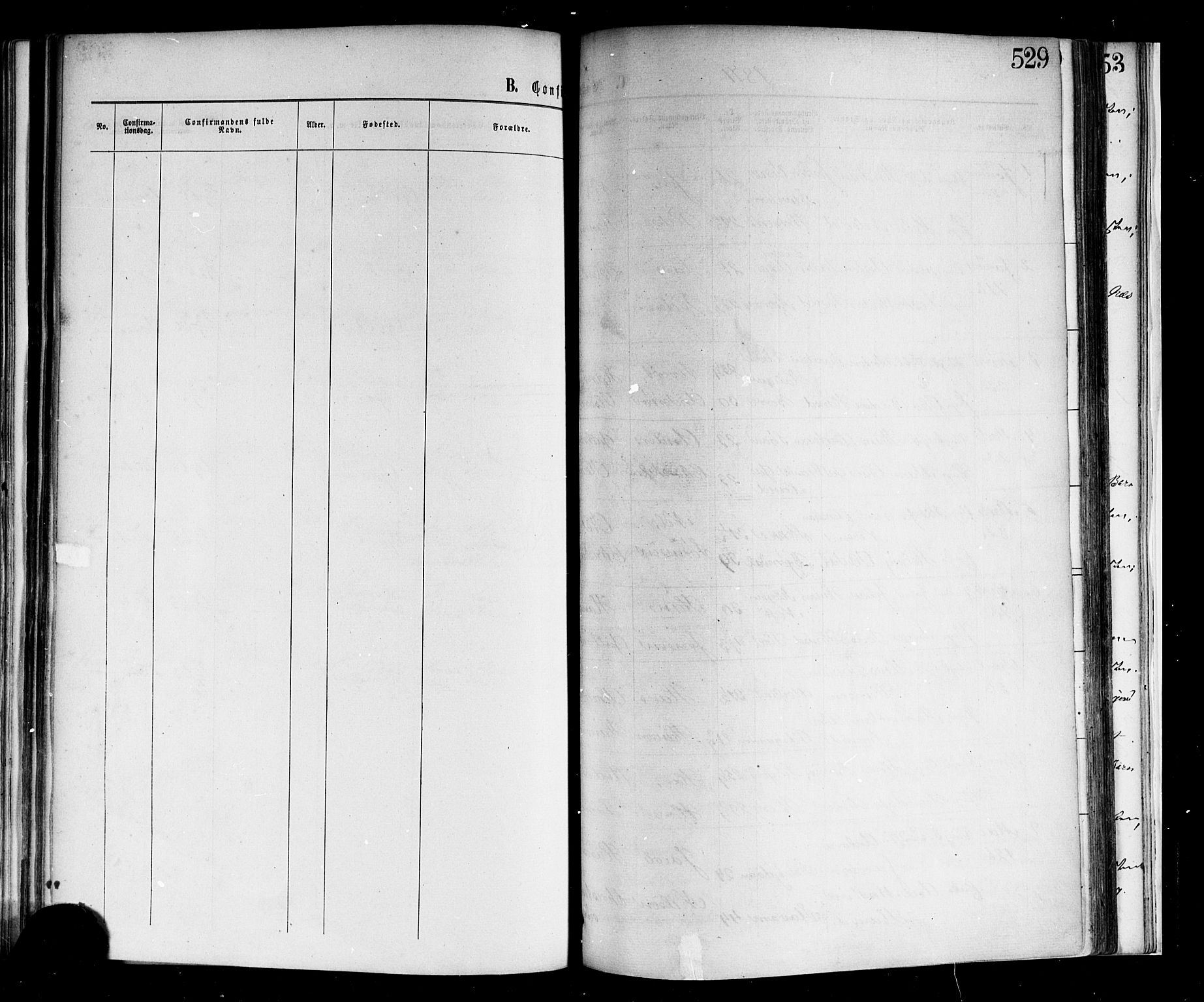 Andebu kirkebøker, AV/SAKO-A-336/F/Fa/L0006: Parish register (official) no. I 6, 1871-1878, p. 529