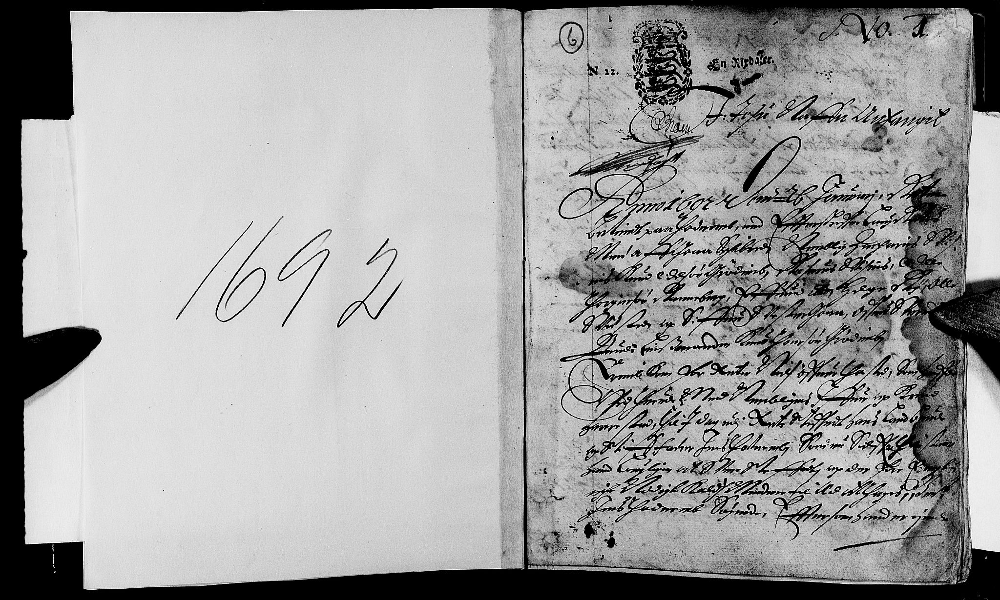 Jæren og Dalane sorenskriveri, AV/SAST-A-100306/3/30/30BA/L0048: TINGBOK, 1692, p. 0b-1a