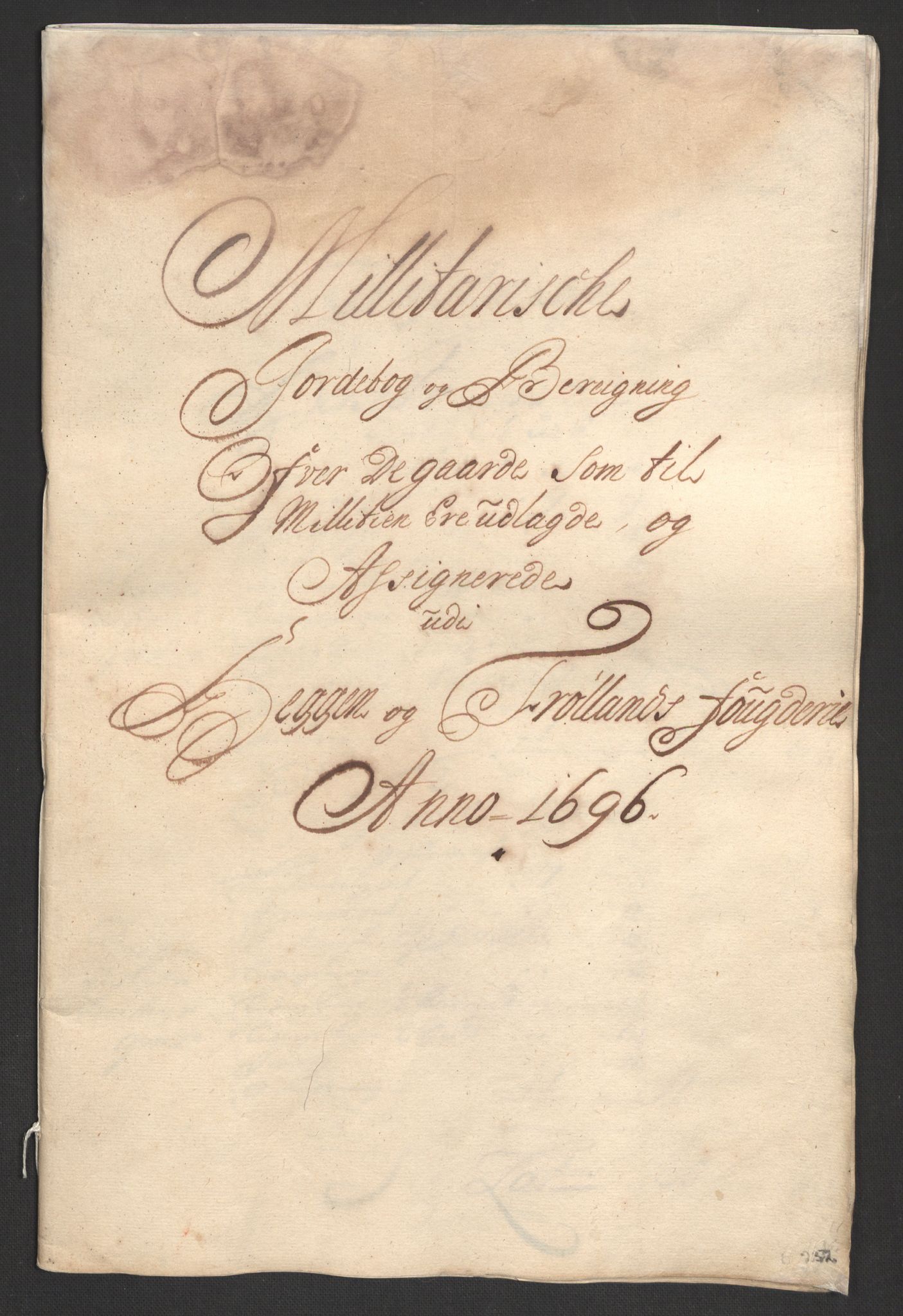 Rentekammeret inntil 1814, Reviderte regnskaper, Fogderegnskap, RA/EA-4092/R07/L0286: Fogderegnskap Rakkestad, Heggen og Frøland, 1696, p. 281