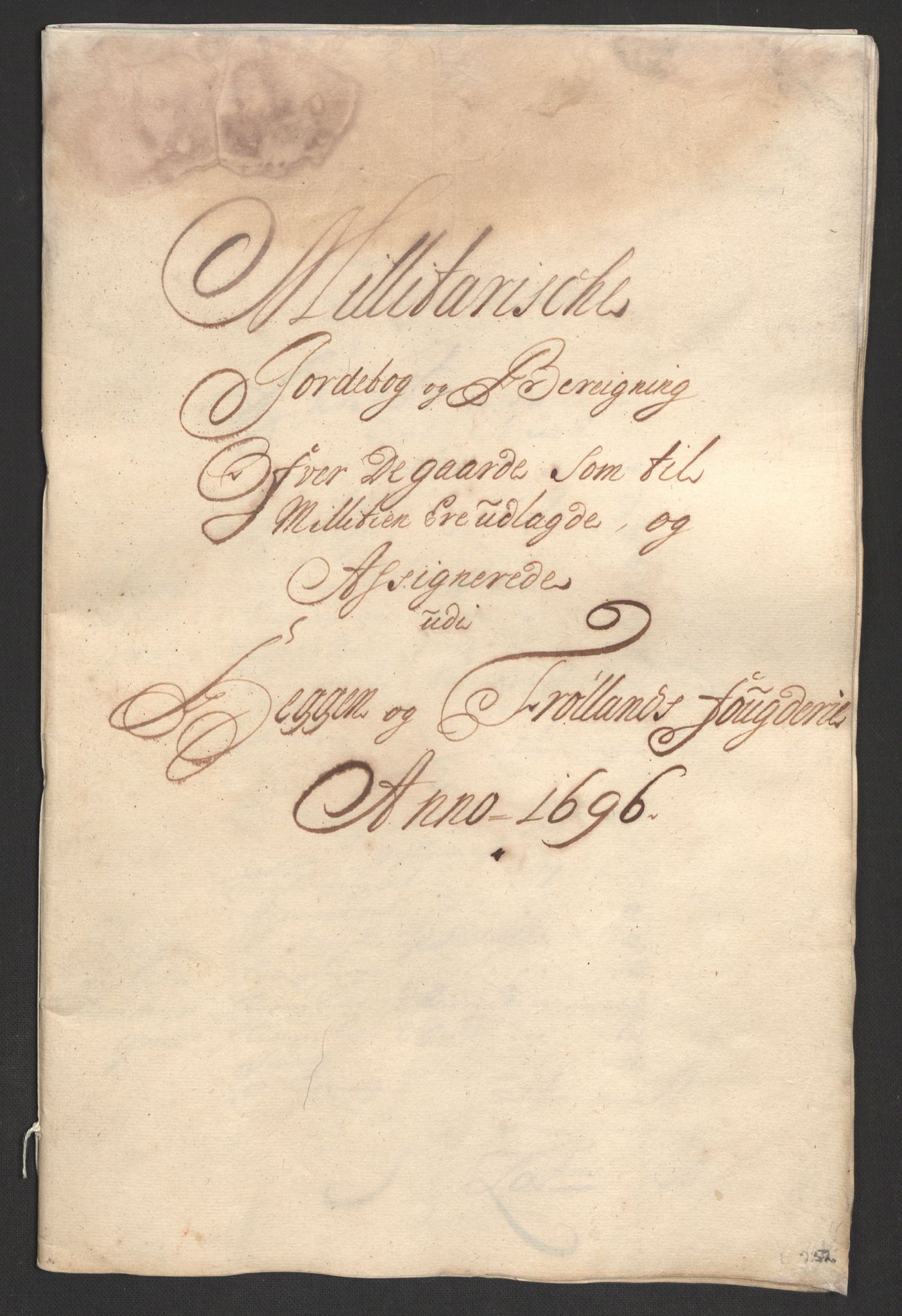 Rentekammeret inntil 1814, Reviderte regnskaper, Fogderegnskap, AV/RA-EA-4092/R07/L0286: Fogderegnskap Rakkestad, Heggen og Frøland, 1696, p. 281