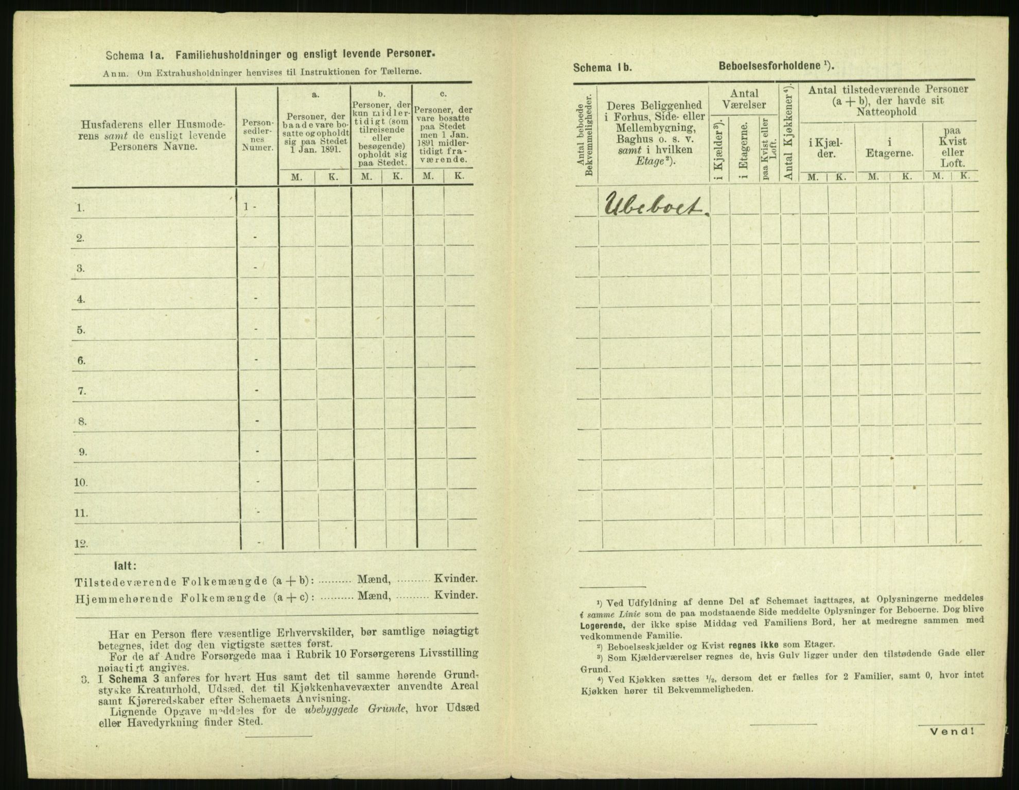 RA, 1891 census for 0301 Kristiania, 1891, p. 121517