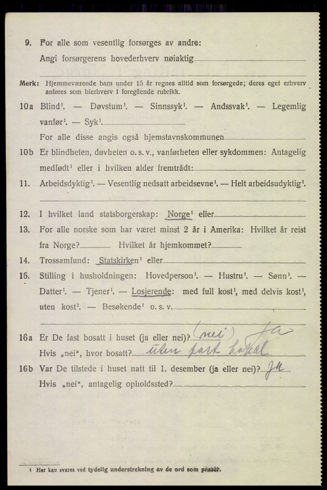 SAH, 1920 census for Gran, 1920, p. 5755