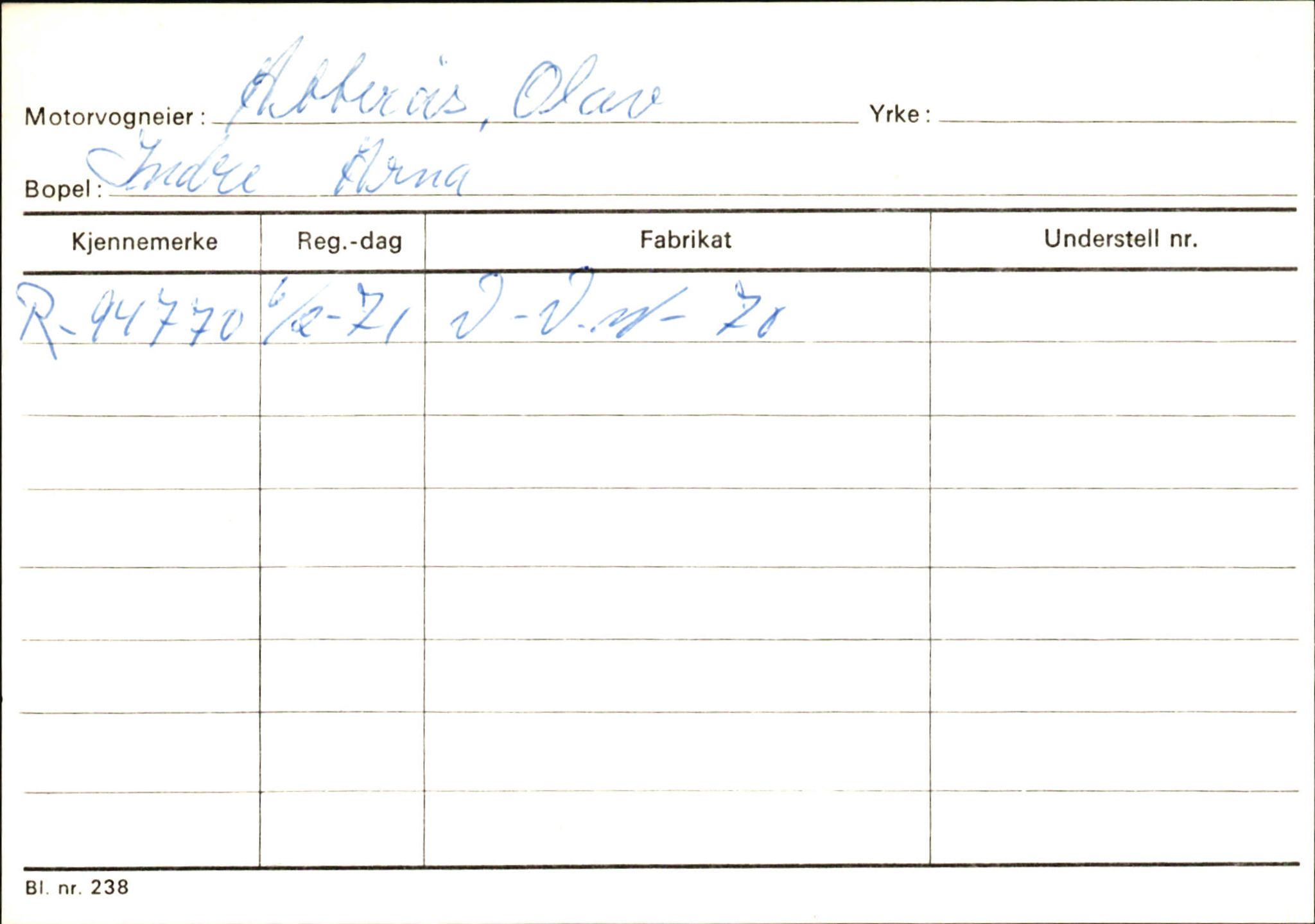 Statens vegvesen, Hordaland vegkontor, AV/SAB-A-5201/2/Ha/L0002: R-eierkort A, 1920-1971, p. 1259