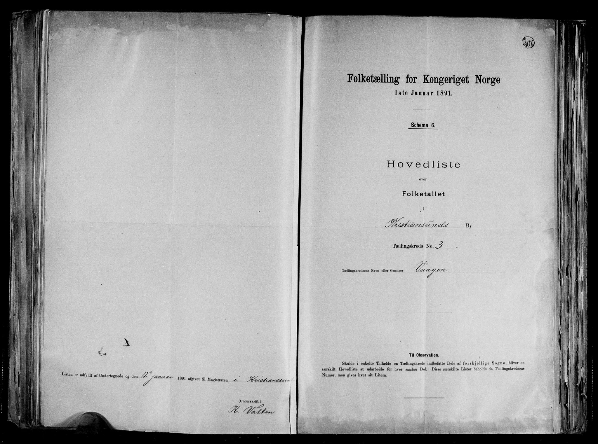 RA, 1891 census for 1503 Kristiansund, 1891, p. 9