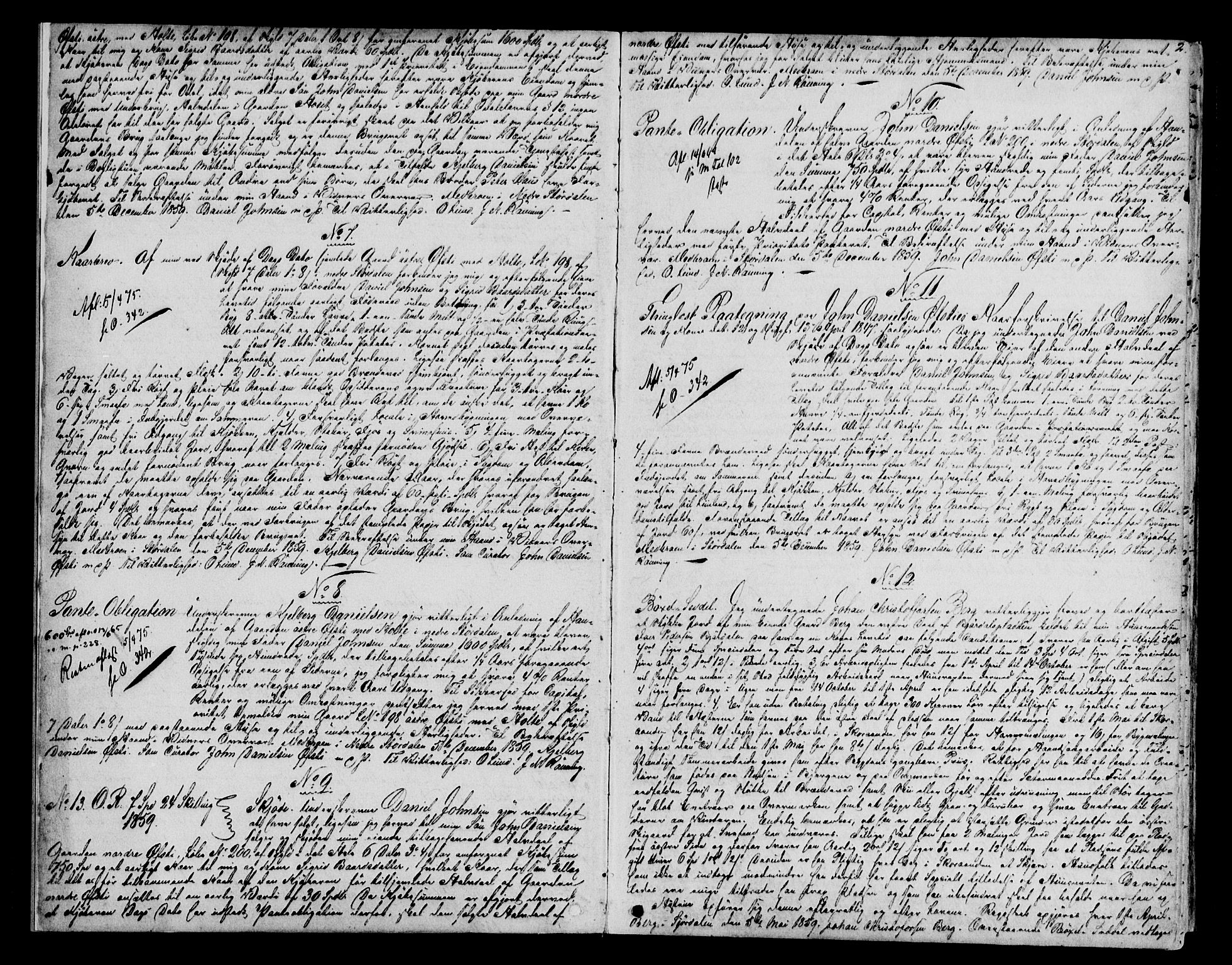 Stjør- og Verdal sorenskriveri, AV/SAT-A-4167/1/2/2C/L0024: Mortgage book no. L, 1859-1863, p. 2
