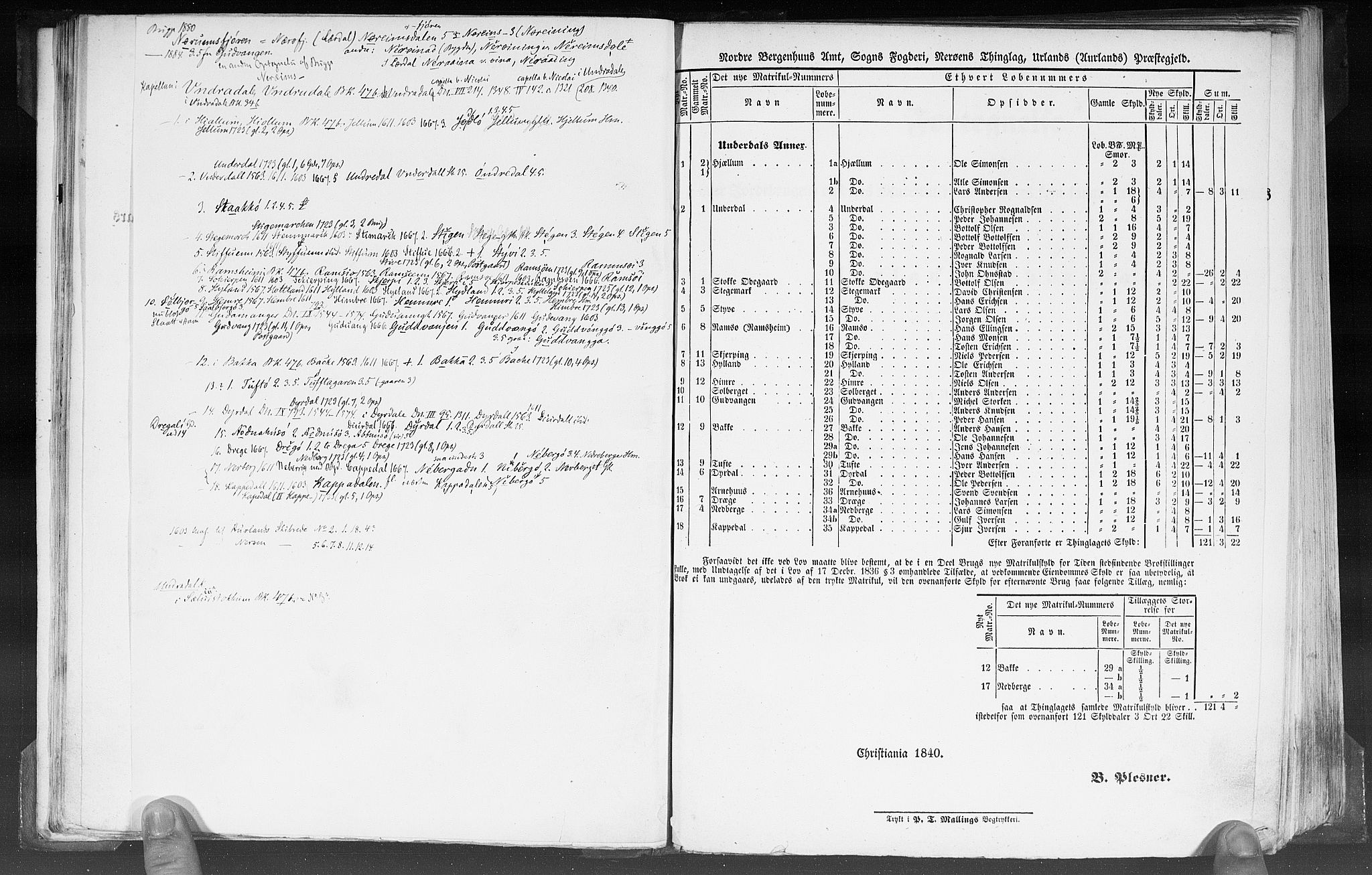 Rygh, RA/PA-0034/F/Fb/L0012: Matrikkelen for 1838 - Nordre Bergenhus amt (Sogn og Fjordane fylke), 1838