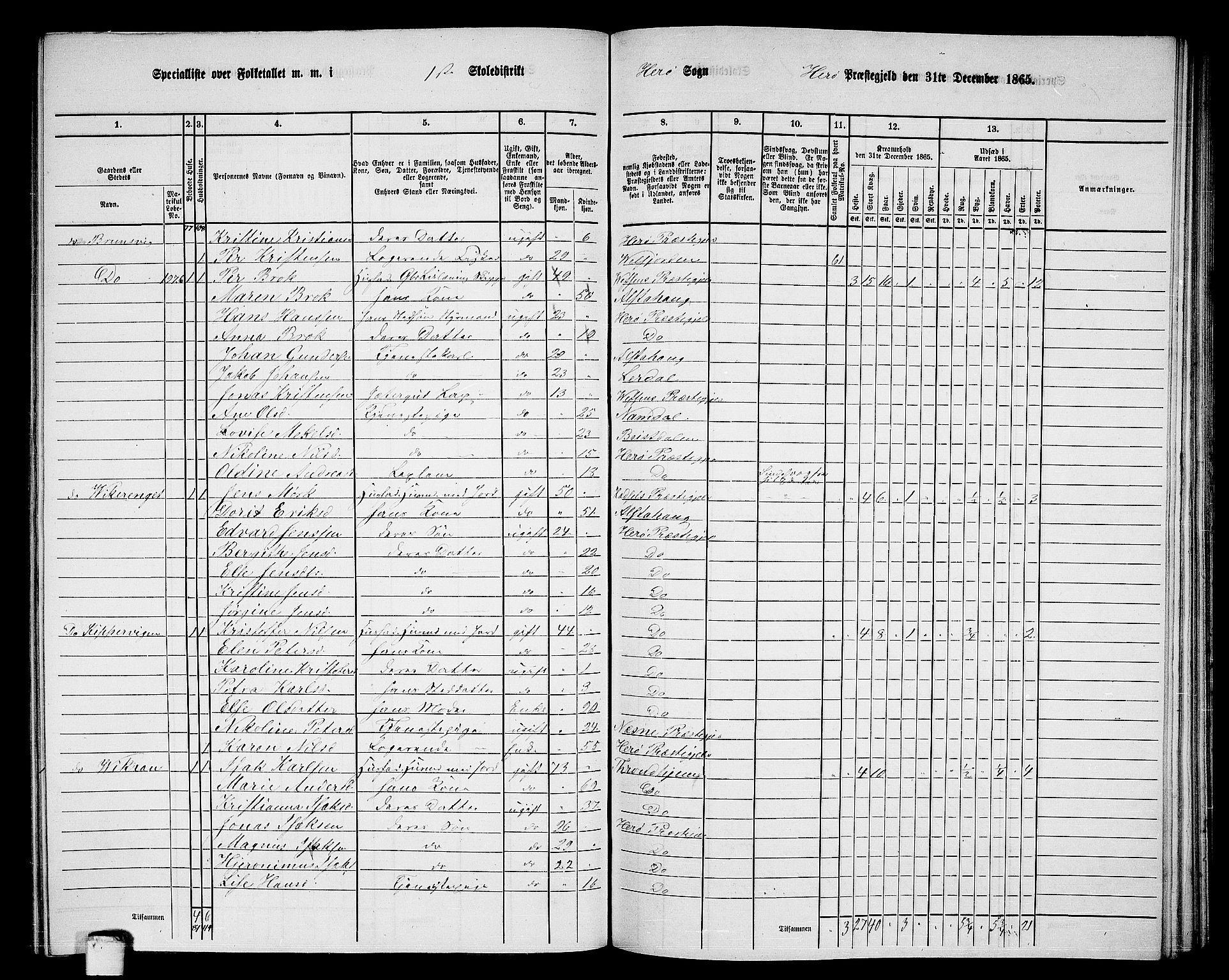 RA, 1865 census for Herøy, 1865, p. 24