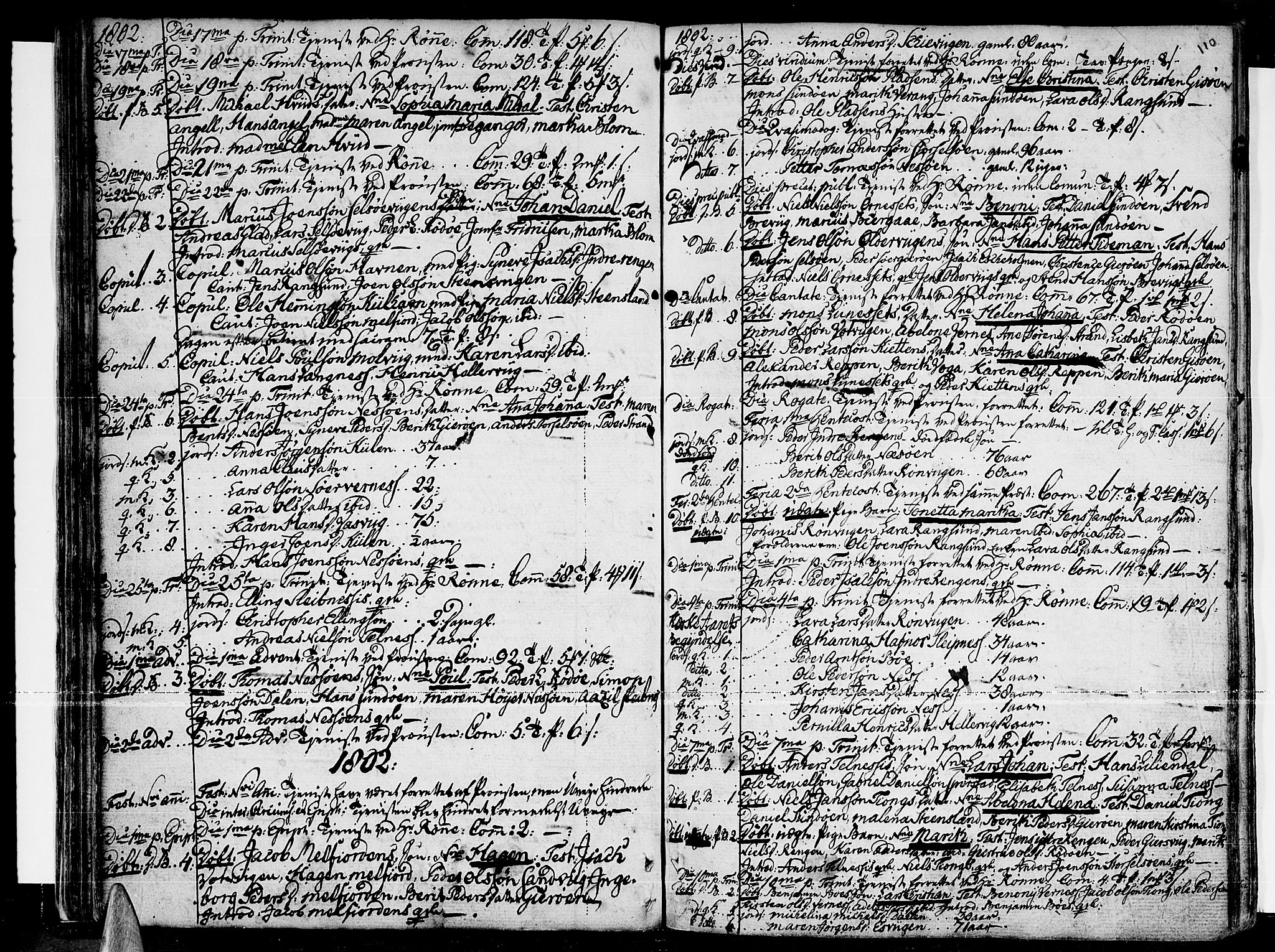Ministerialprotokoller, klokkerbøker og fødselsregistre - Nordland, SAT/A-1459/841/L0591: Parish register (official) no. 841A03 /1, 1777-1819, p. 109-110