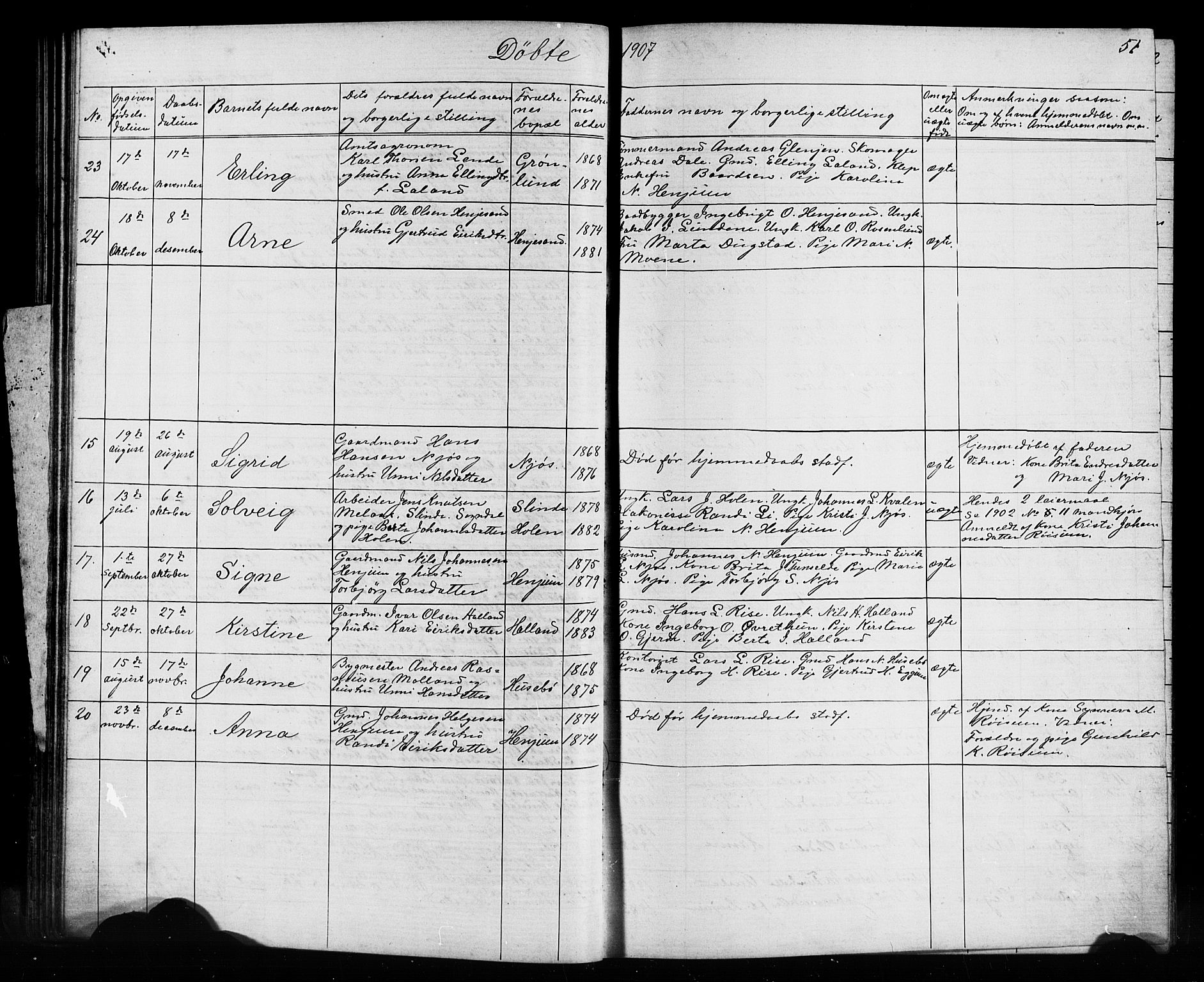 Leikanger sokneprestembete, SAB/A-81001: Parish register (copy) no. A 1, 1873-1916, p. 51