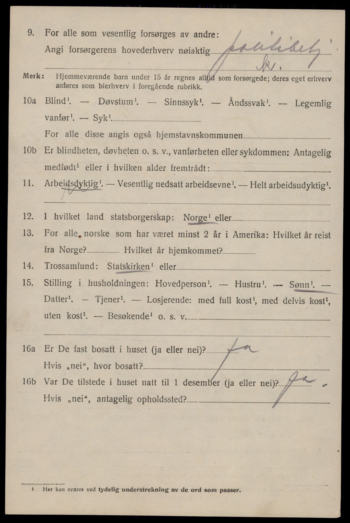 SAKO, 1920 census for Tinn, 1920, p. 8683