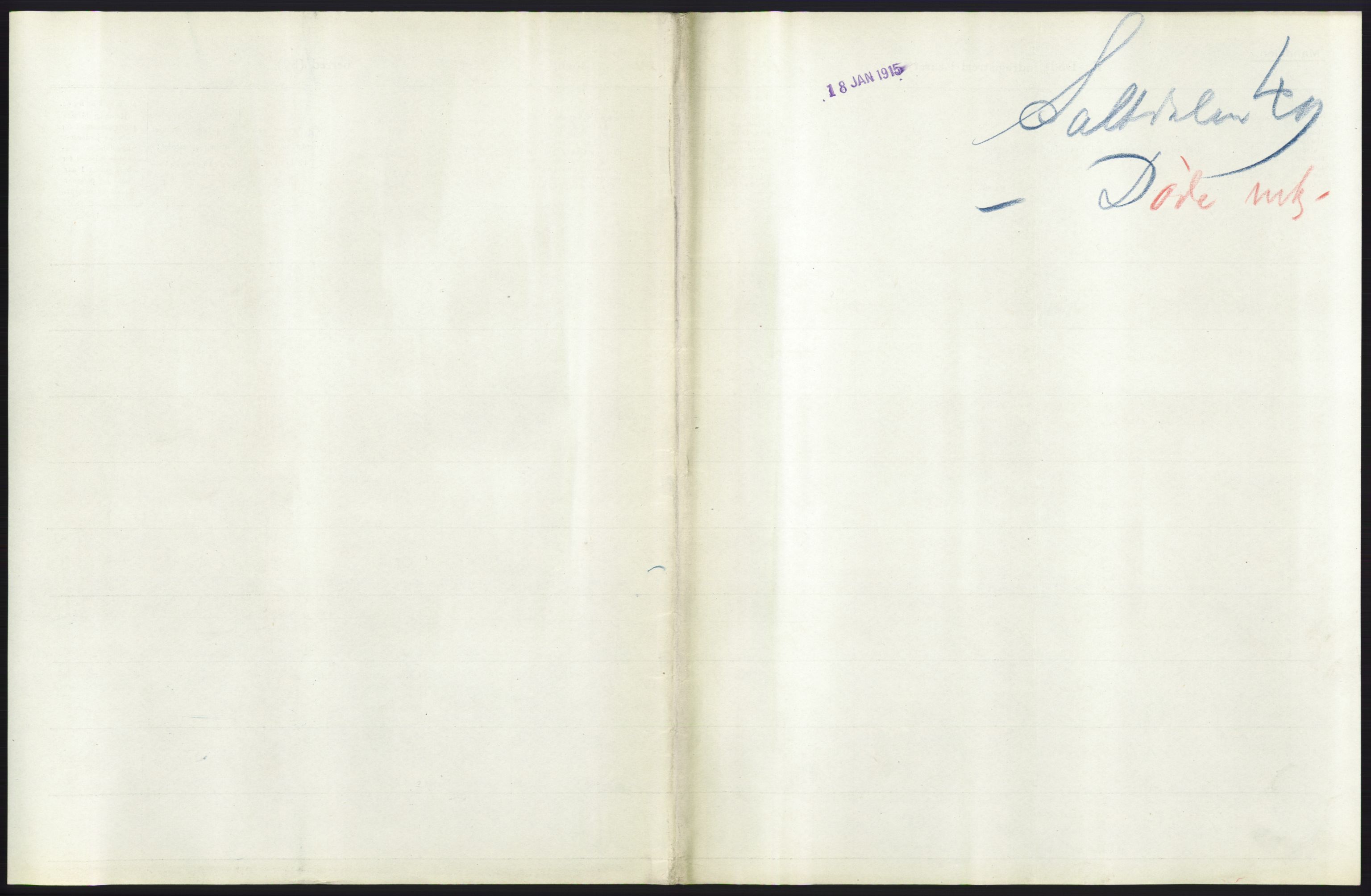 Statistisk sentralbyrå, Sosiodemografiske emner, Befolkning, AV/RA-S-2228/D/Df/Dfb/Dfbd/L0045: Nordlands amt: Døde. Bygder og byer., 1914, p. 37