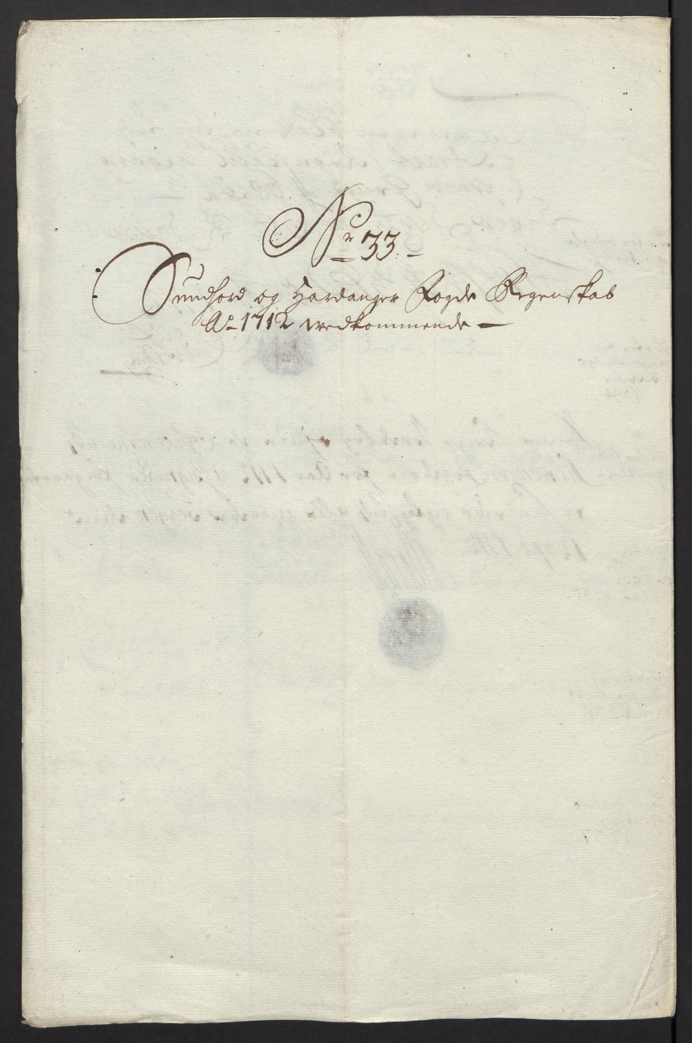 Rentekammeret inntil 1814, Reviderte regnskaper, Fogderegnskap, RA/EA-4092/R48/L2988: Fogderegnskap Sunnhordland og Hardanger, 1712, p. 308