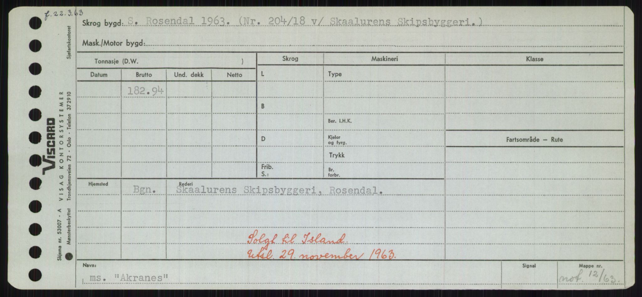 Sjøfartsdirektoratet med forløpere, Skipsmålingen, RA/S-1627/H/Hd/L0001: Fartøy, A-Anv, p. 201