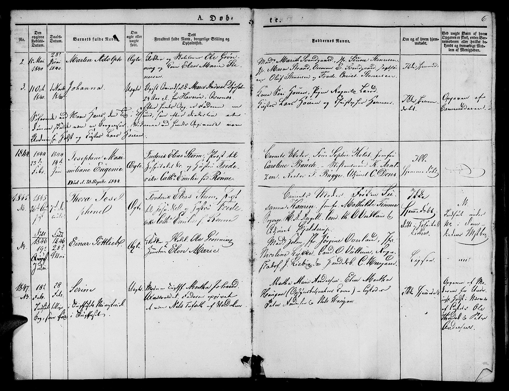 Ministerialprotokoller, klokkerbøker og fødselsregistre - Sør-Trøndelag, SAT/A-1456/623/L0468: Parish register (official) no. 623A02, 1826-1867, p. 6