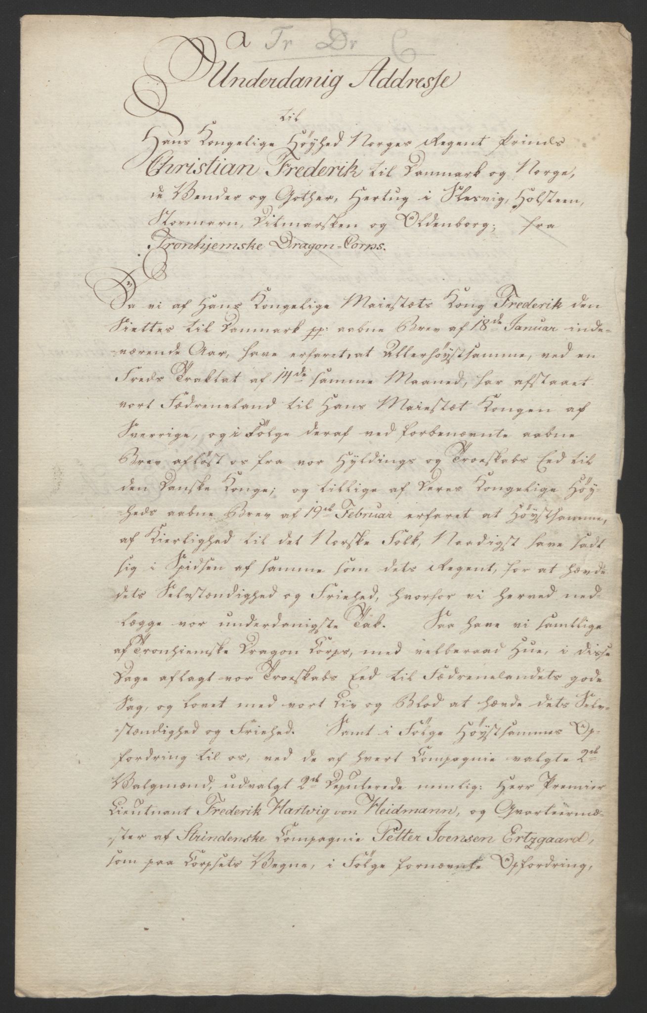 Statsrådssekretariatet, RA/S-1001/D/Db/L0007: Fullmakter for Eidsvollsrepresentantene i 1814. , 1814, p. 116