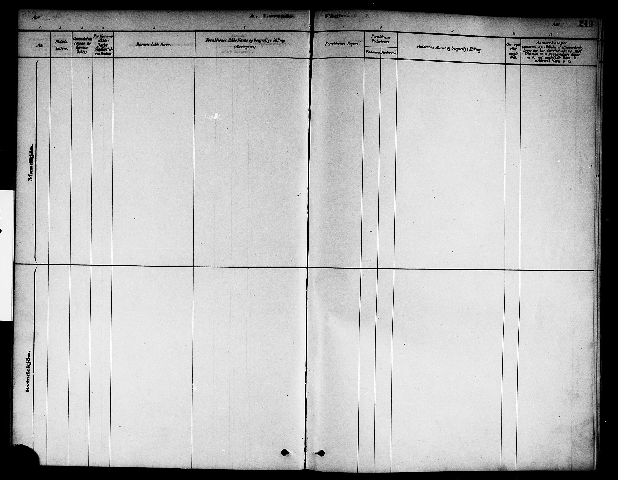 Berg prestekontor Kirkebøker, AV/SAO-A-10902/F/Fc/L0001: Parish register (official) no. III 1, 1878-1887, p. 240