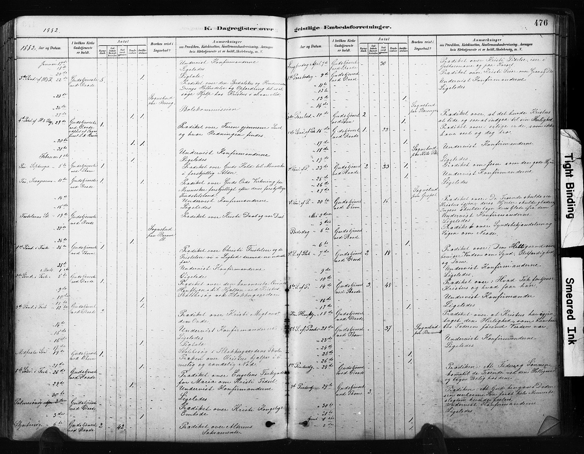 Råde prestekontor kirkebøker, AV/SAO-A-2009/F/Fa/L0007: Parish register (official) no. 7, 1878-1902, p. 476