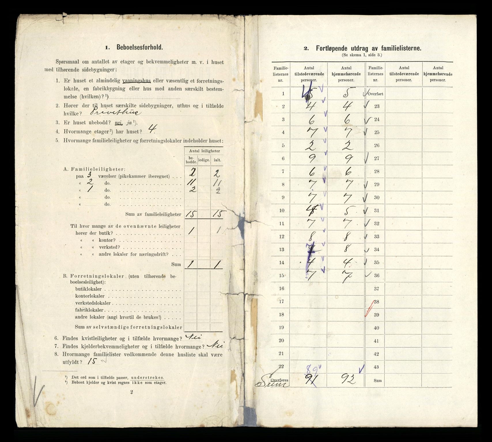 RA, 1910 census for Kristiania, 1910, p. 96953