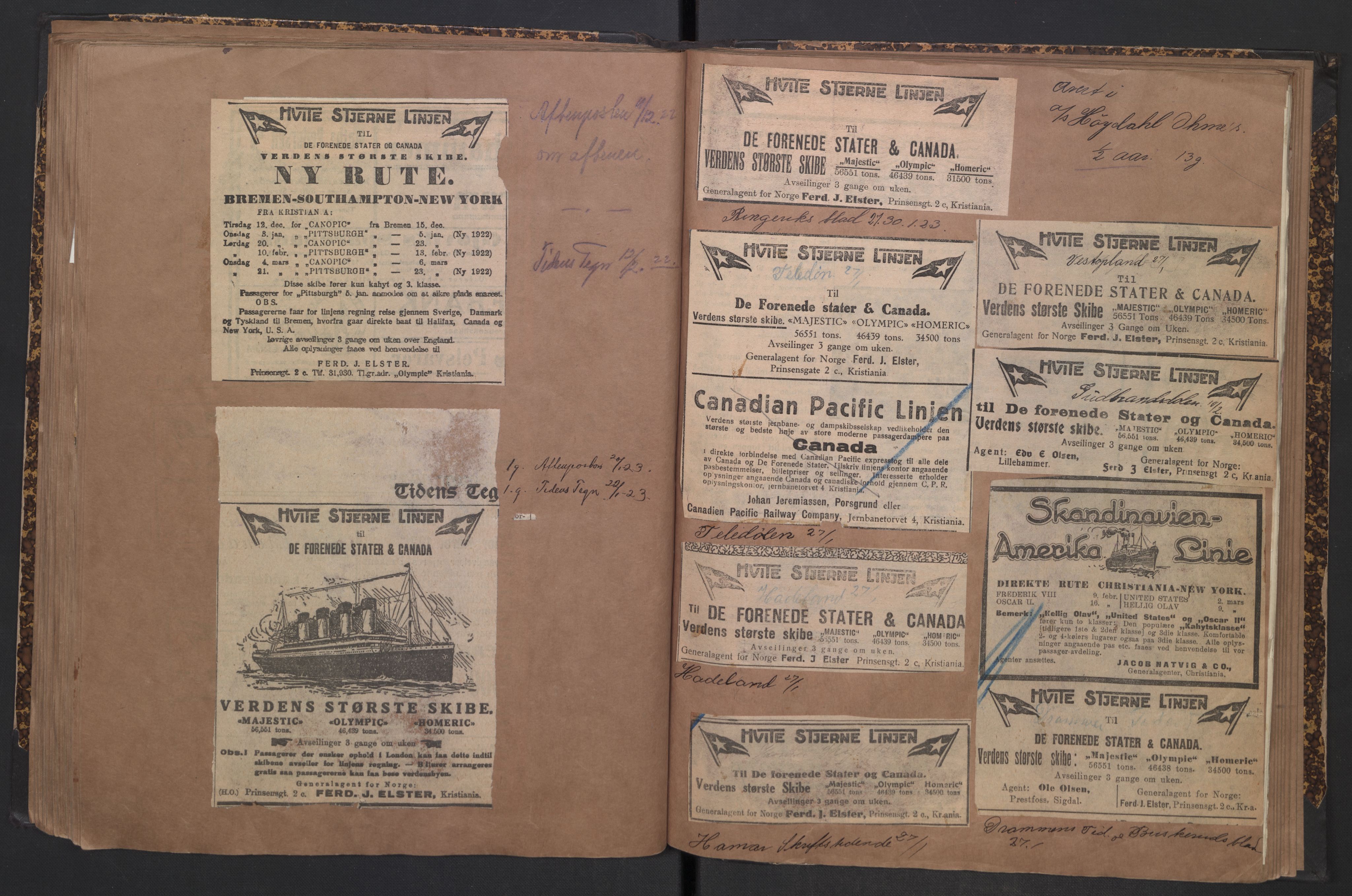 White Star-linjen, AV/SAO-PAO-0201/D/Dc/L0001: Utklippingsbok, 1909-1924, p. 73