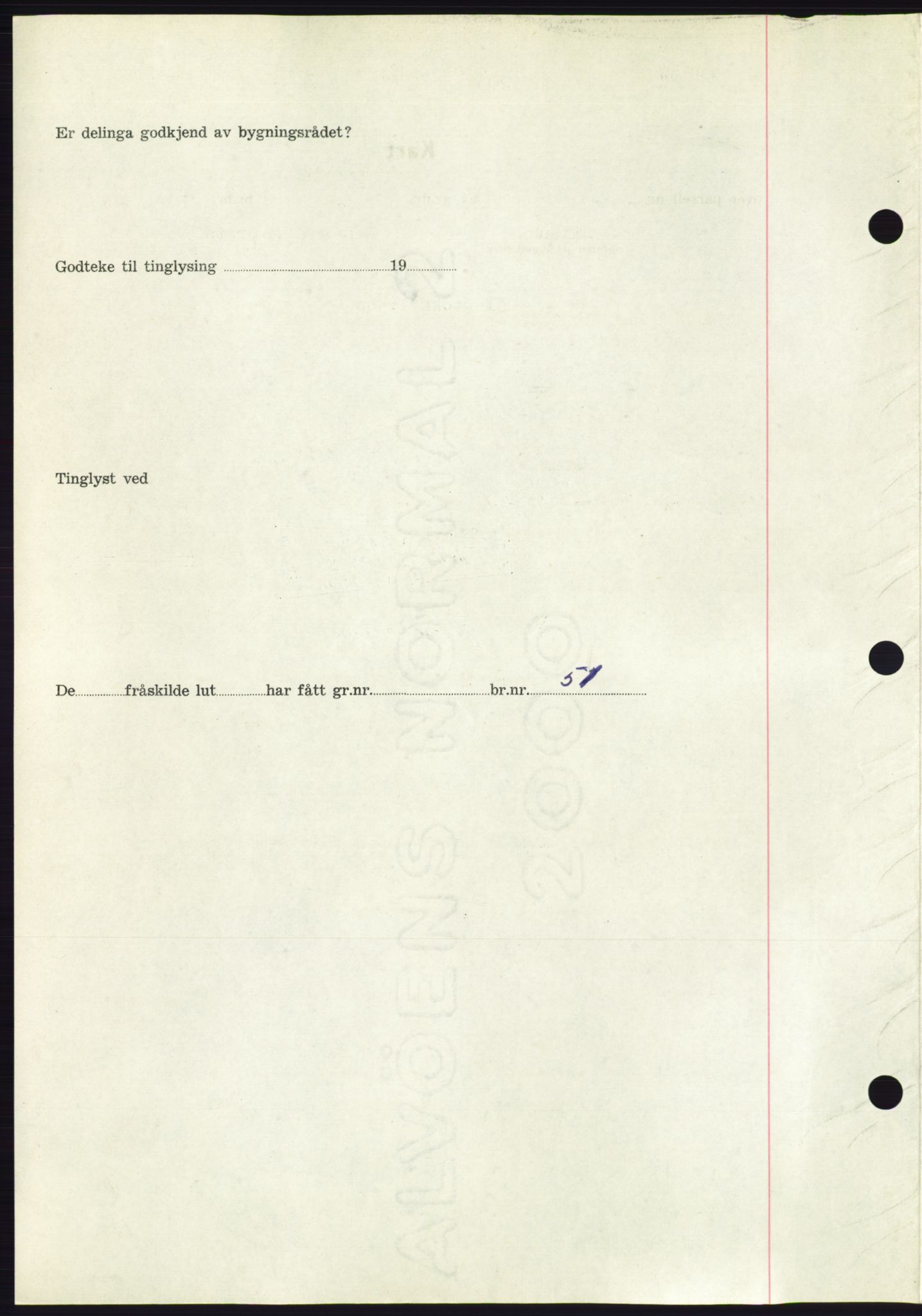 Søre Sunnmøre sorenskriveri, AV/SAT-A-4122/1/2/2C/L0101: Mortgage book no. 27A, 1955-1955, Diary no: : 1586/1955