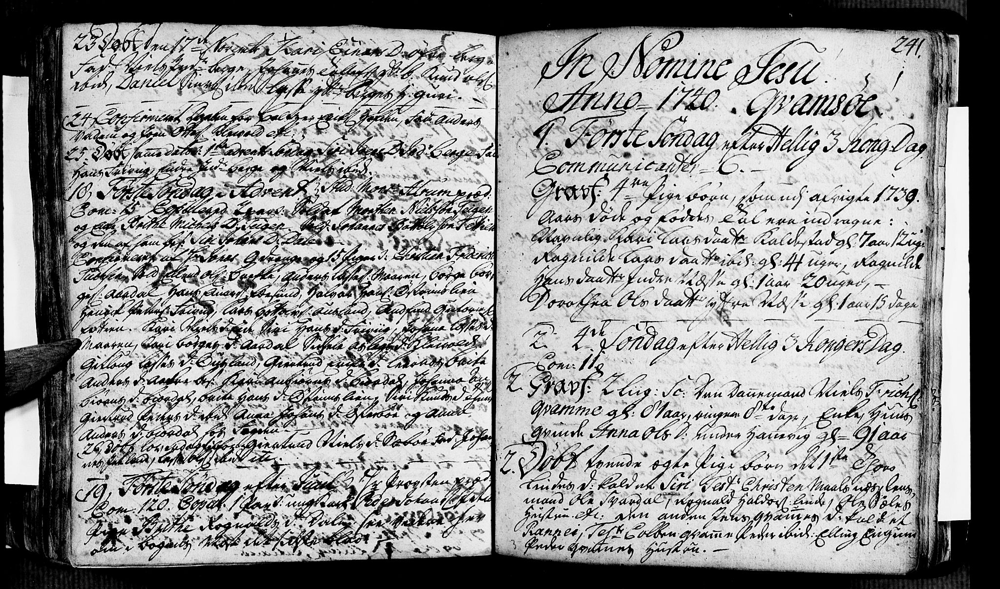 Vik sokneprestembete, SAB/A-81501: Parish register (official) no. A 2 /4, 1740-1754, p. 241