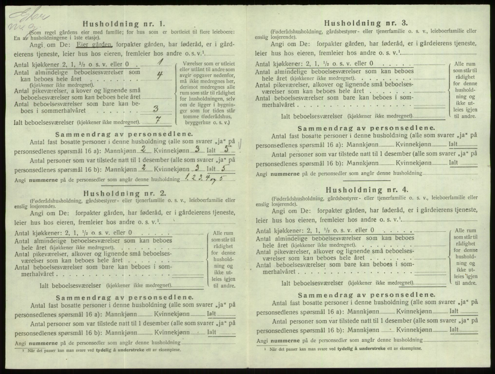 SAB, 1920 census for Eid, 1920, p. 1112