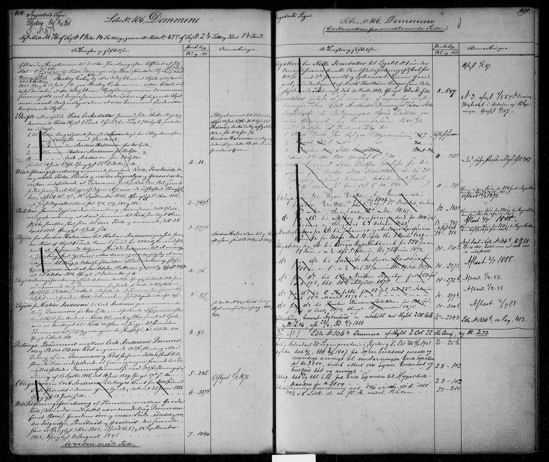 Idd og Marker sorenskriveri, SAO/A-10283/G/Ga/Gac/L0002: Mortgage register no. II 2, 1848-1911, p. 408-409