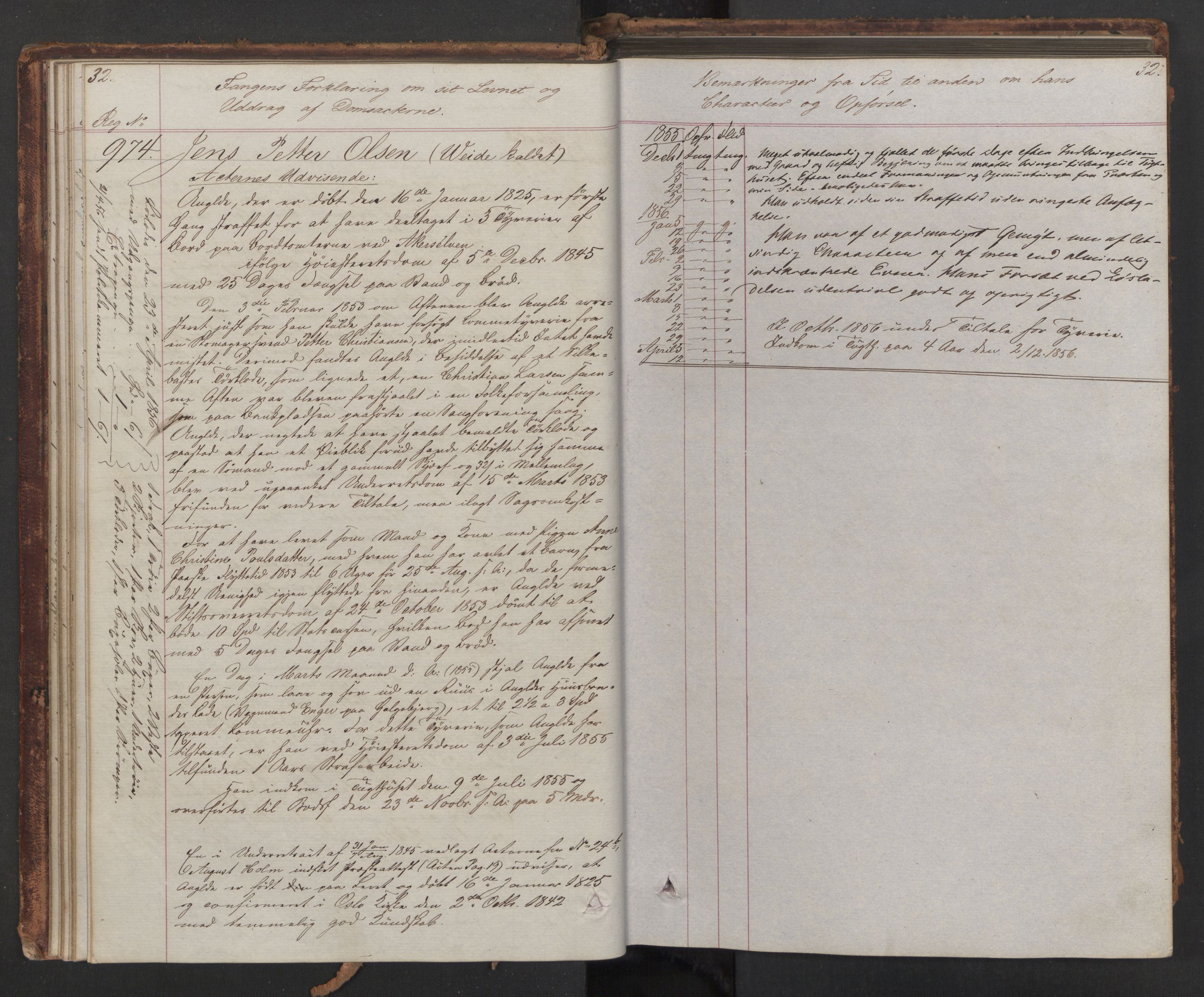 Botsfengslet, AV/RA-S-1539/D/Db/Dbb/L0004: 939a - 271b, 1855-1857, p. 32