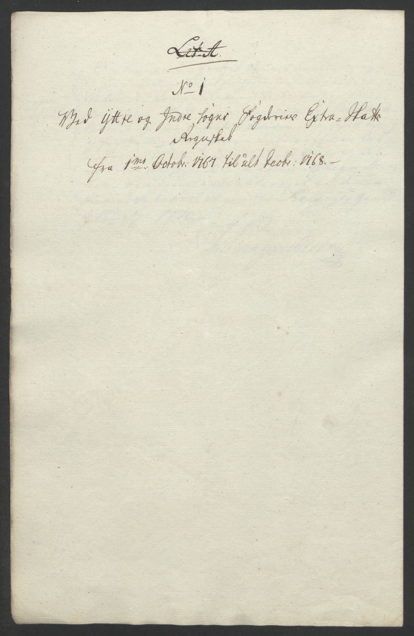 Rentekammeret inntil 1814, Realistisk ordnet avdeling, AV/RA-EA-4070/Ol/L0018: [Gg 10]: Ekstraskatten, 23.09.1762. Sogn, 1762-1772, p. 173