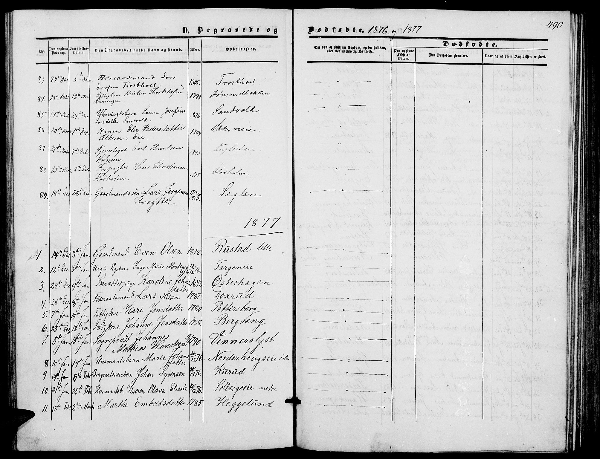 Løten prestekontor, SAH/PREST-022/L/La/L0004: Parish register (copy) no. 4, 1863-1877, p. 490