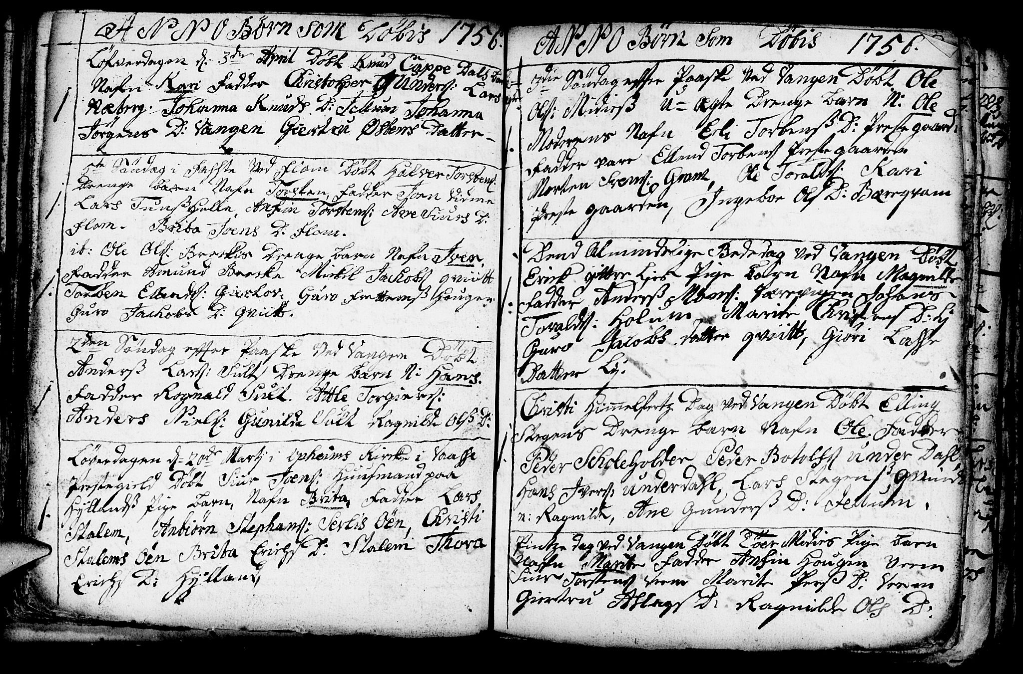 Aurland sokneprestembete, SAB/A-99937/H/Ha/Haa/L0003: Parish register (official) no. A 3, 1735-1761, p. 86