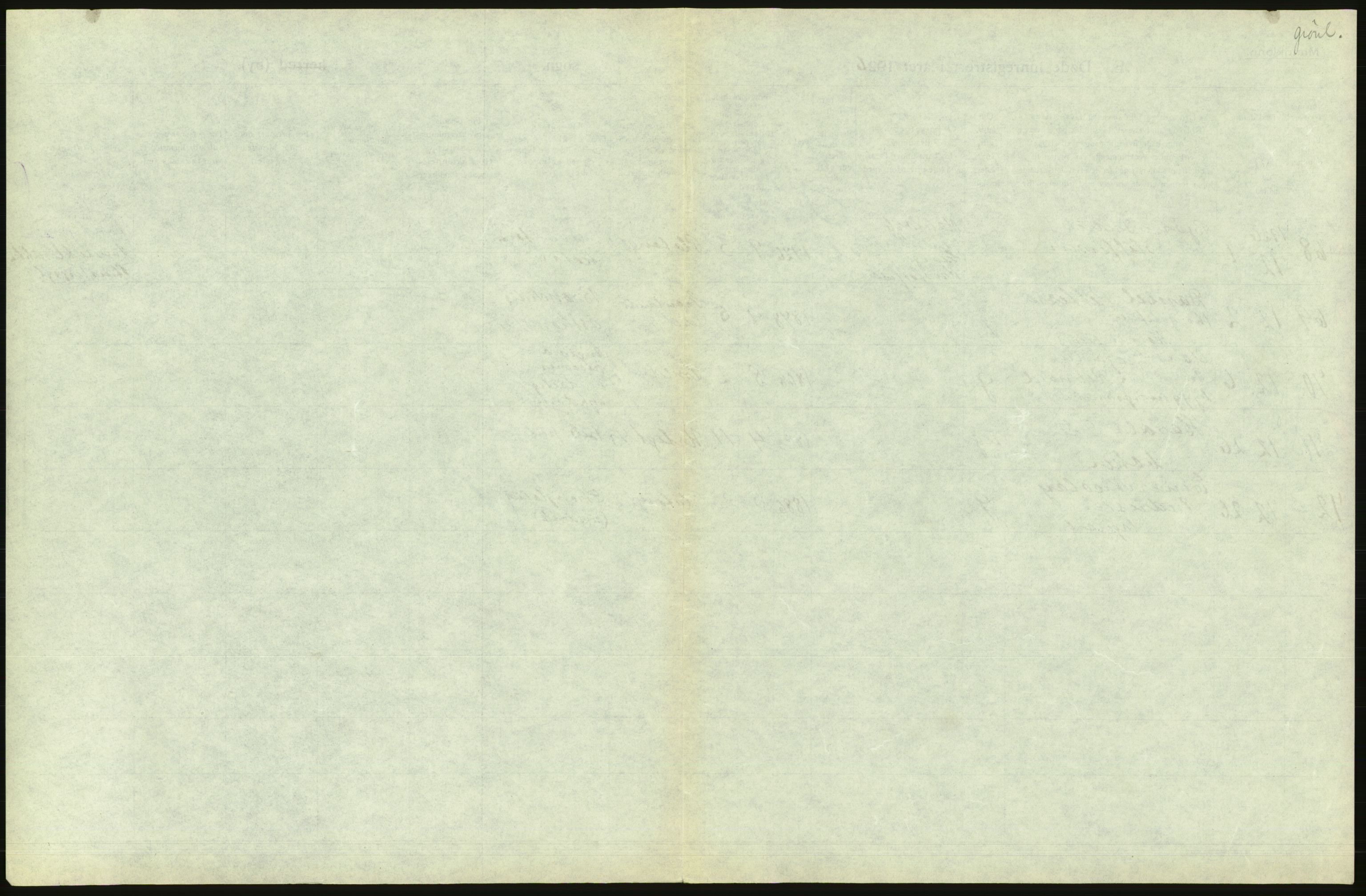 Statistisk sentralbyrå, Sosiodemografiske emner, Befolkning, AV/RA-S-2228/D/Df/Dfc/Dfcf/L0009: Oslo: Døde menn, 1926, p. 311