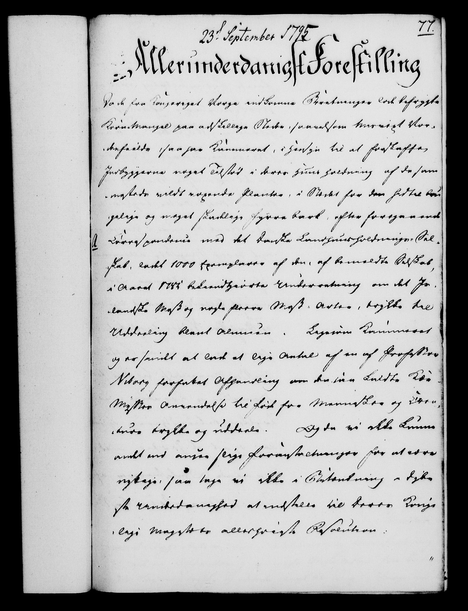 Rentekammeret, Kammerkanselliet, RA/EA-3111/G/Gf/Gfa/L0077: Norsk relasjons- og resolusjonsprotokoll (merket RK 52.77), 1795, p. 378
