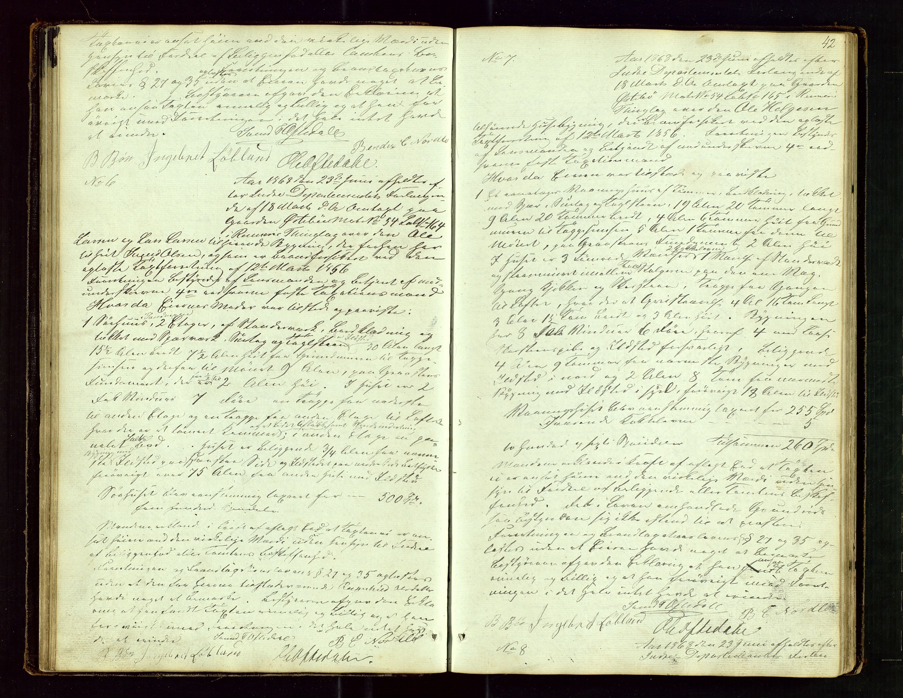 Rennesøy lensmannskontor, AV/SAST-A-100165/Goa/L0001: "Brandtaxations-Protocol for Rennesøe Thinglag", 1846-1923, p. 41b-42a