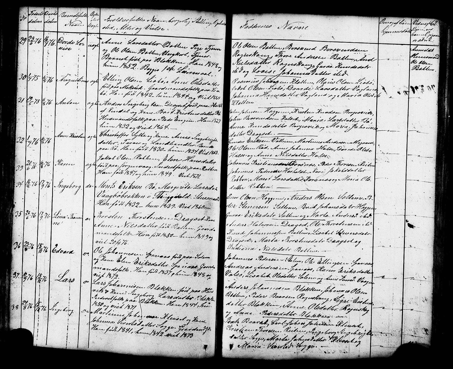 Ministerialprotokoller, klokkerbøker og fødselsregistre - Møre og Romsdal, AV/SAT-A-1454/576/L0890: Parish register (copy) no. 576C01, 1837-1908, p. 62