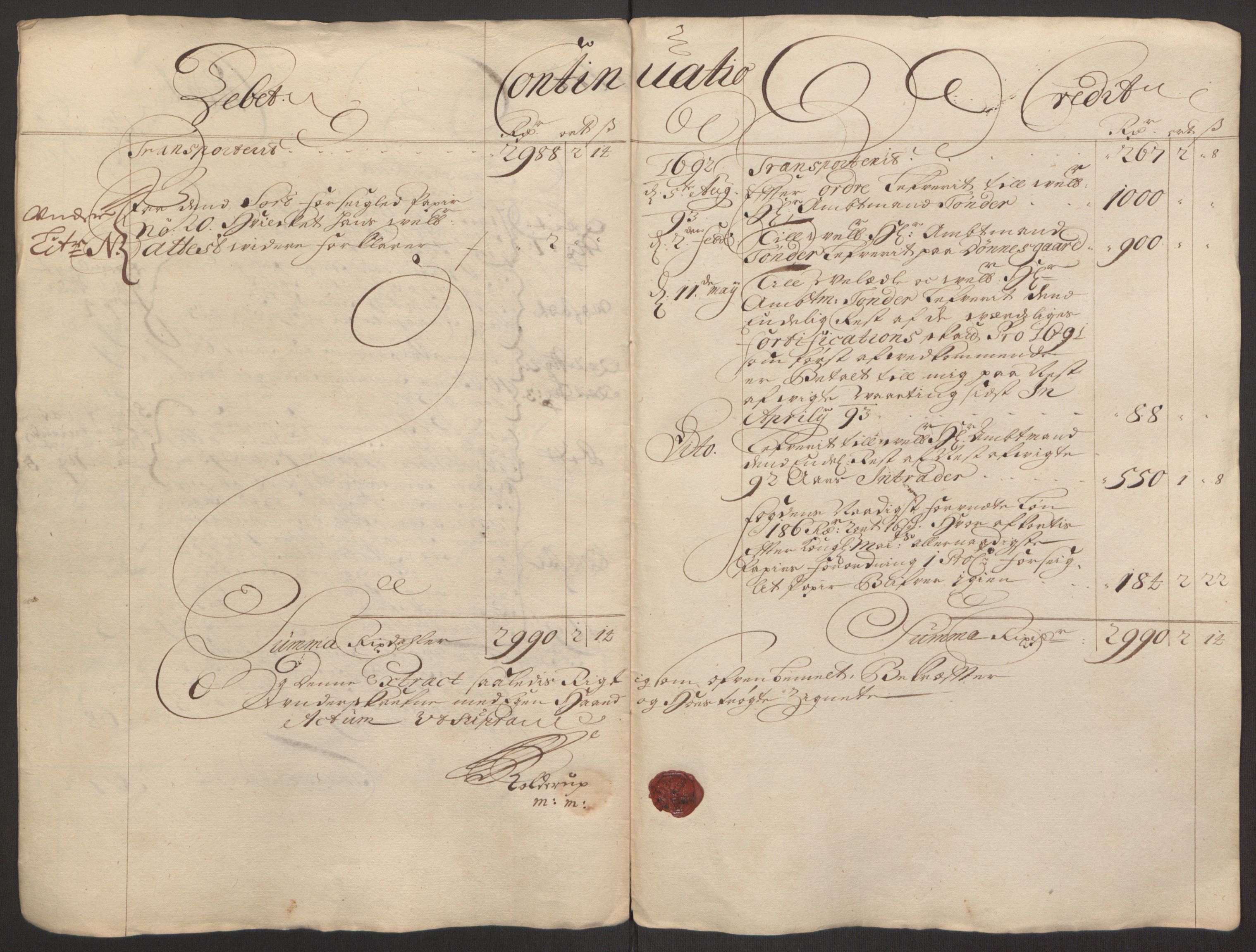 Rentekammeret inntil 1814, Reviderte regnskaper, Fogderegnskap, RA/EA-4092/R66/L4577: Fogderegnskap Salten, 1691-1693, p. 133