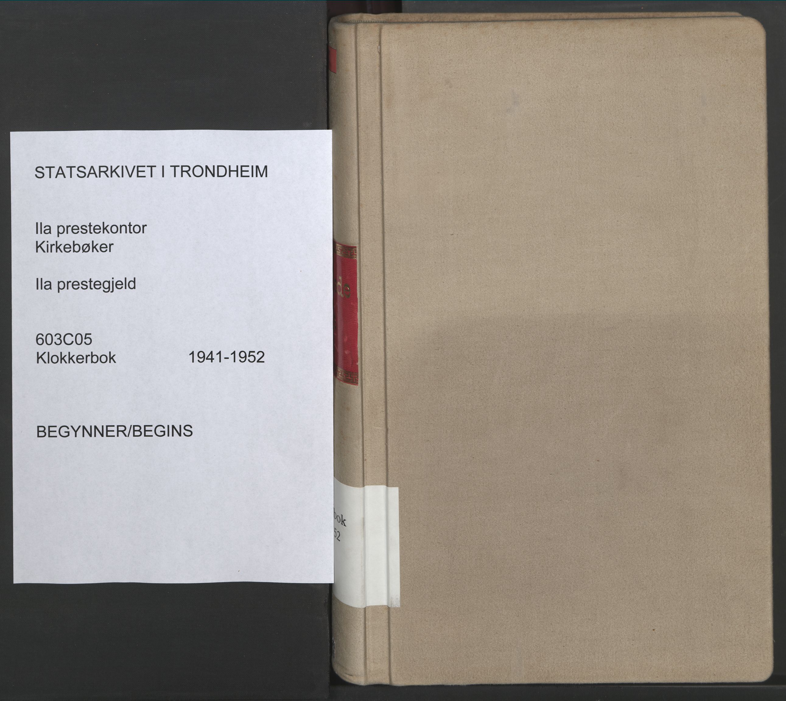 Ministerialprotokoller, klokkerbøker og fødselsregistre - Sør-Trøndelag, SAT/A-1456/603/L0177: Parish register (copy) no. 603C05, 1941-1952