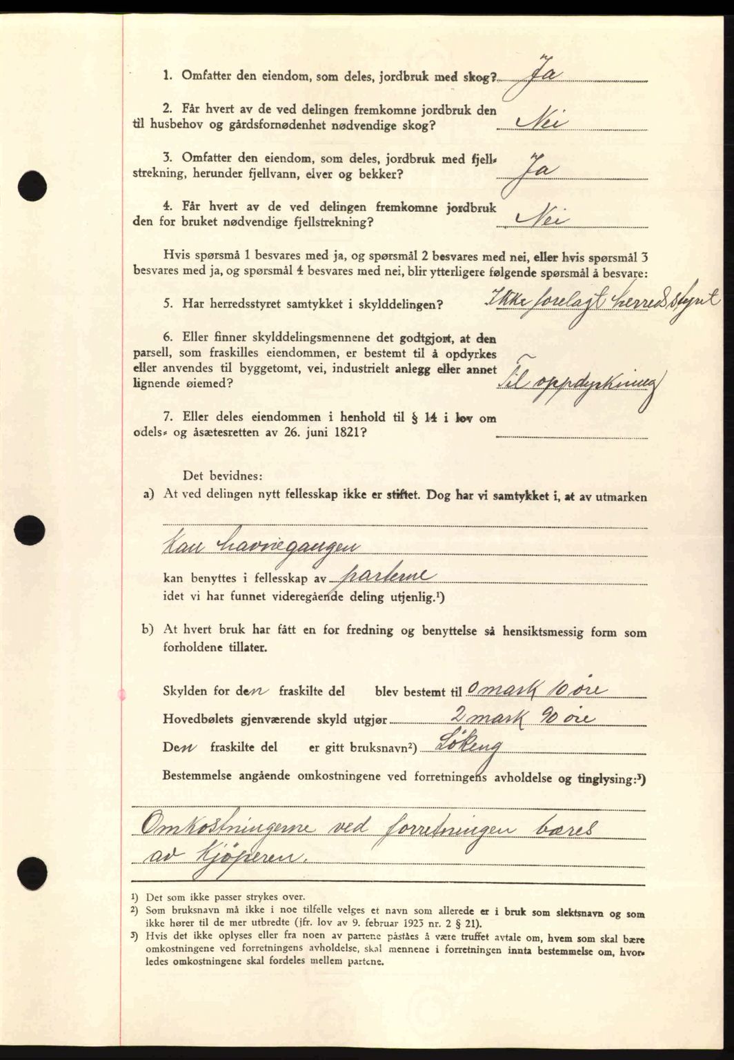 Romsdal sorenskriveri, AV/SAT-A-4149/1/2/2C: Mortgage book no. A10, 1941-1941, Diary no: : 920/1941