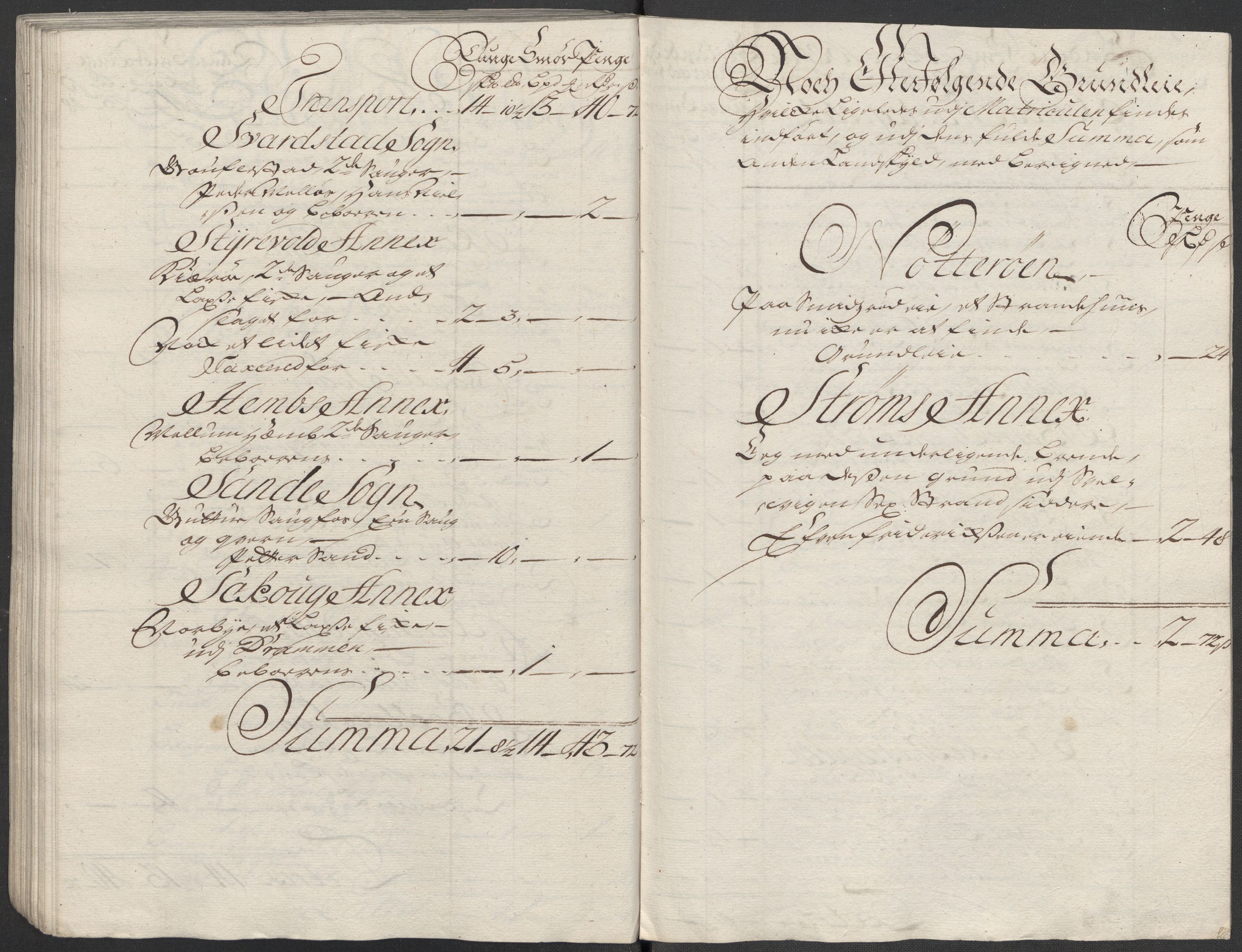 Rentekammeret inntil 1814, Reviderte regnskaper, Fogderegnskap, RA/EA-4092/R32/L1879: Fogderegnskap Jarlsberg grevskap, 1714-1715, p. 340