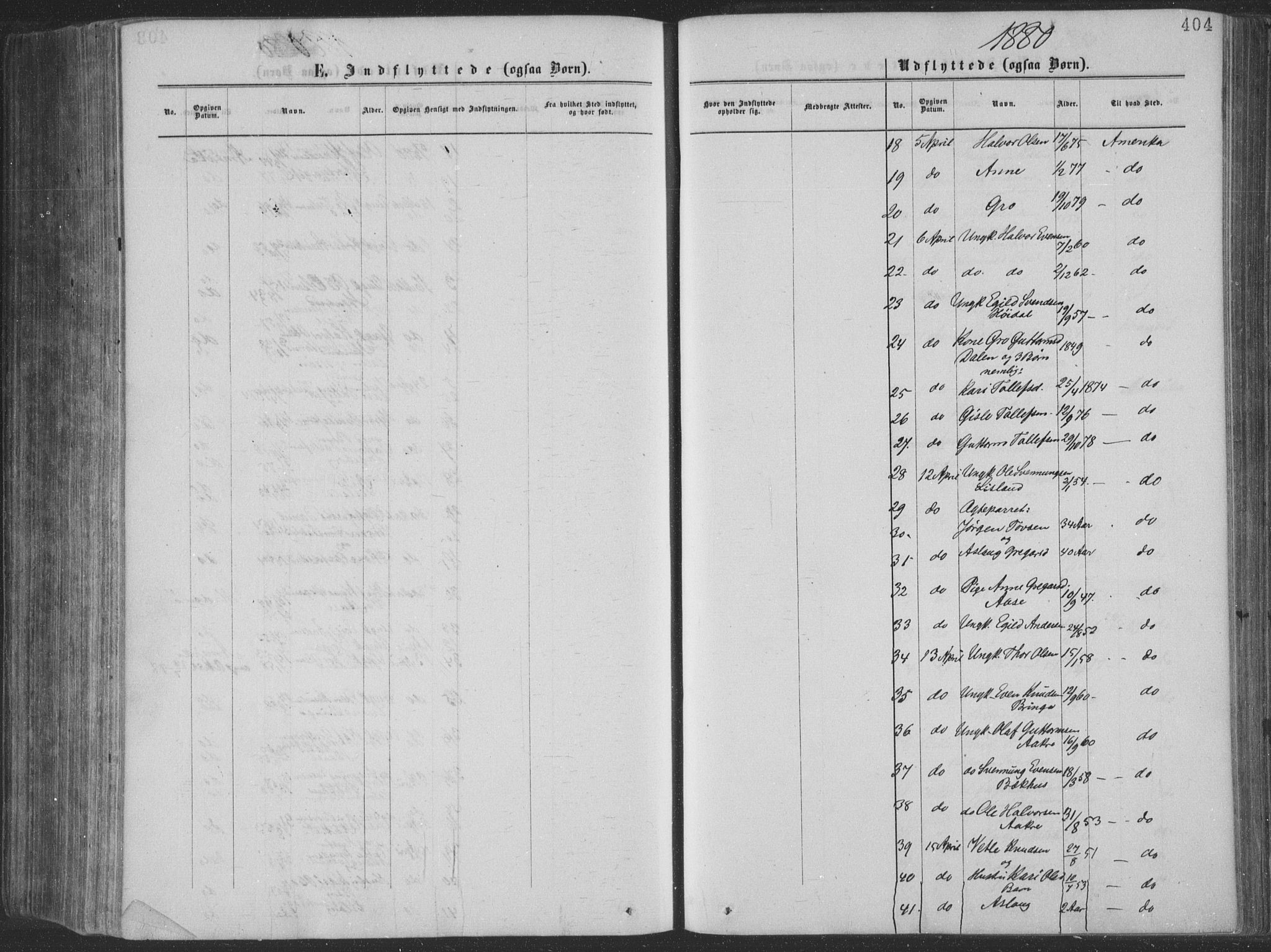 Seljord kirkebøker, AV/SAKO-A-20/F/Fa/L0014: Parish register (official) no. I 14, 1877-1886, p. 404