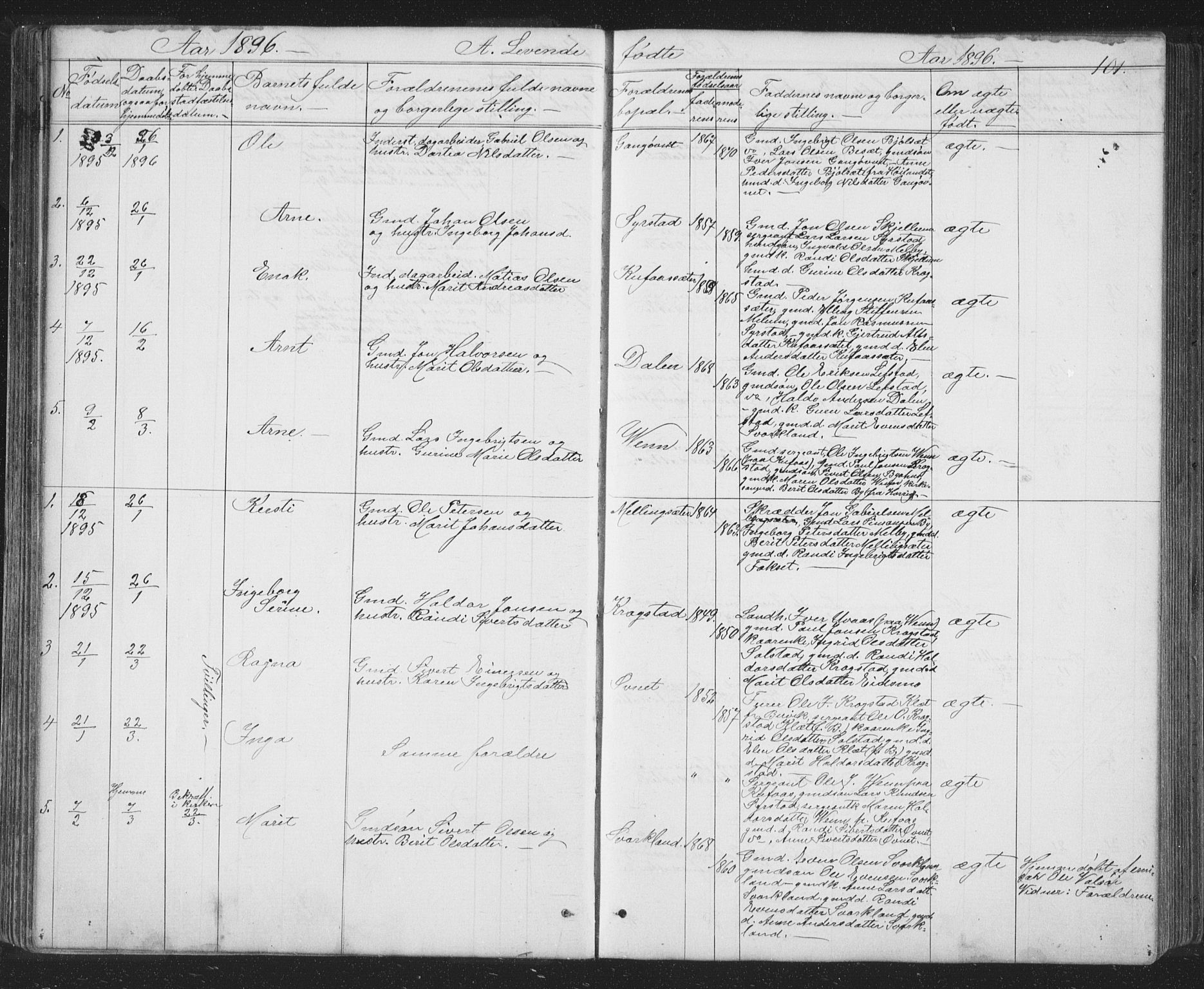 Ministerialprotokoller, klokkerbøker og fødselsregistre - Sør-Trøndelag, SAT/A-1456/667/L0798: Parish register (copy) no. 667C03, 1867-1929, p. 101