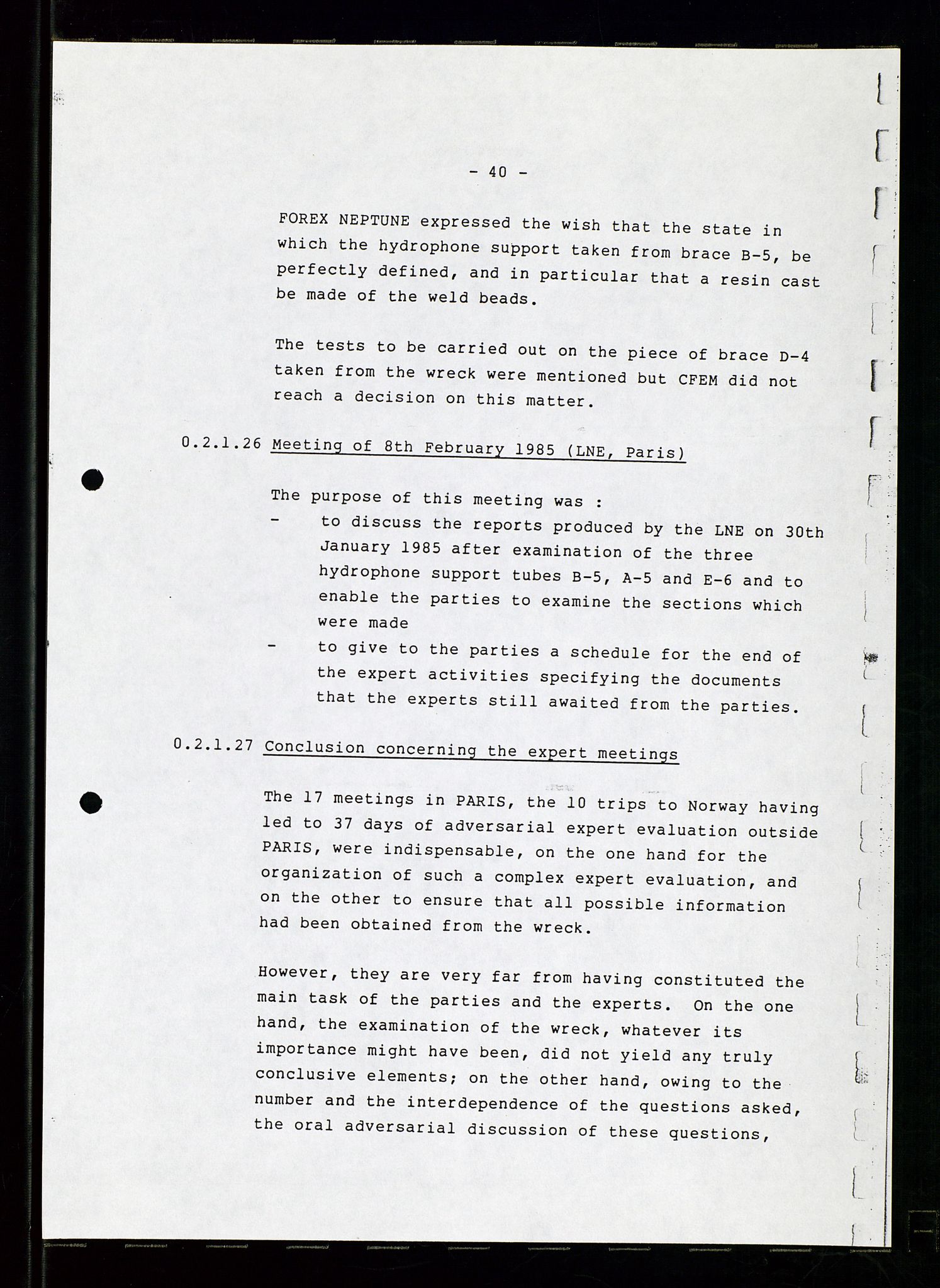 Pa 1503 - Stavanger Drilling AS, AV/SAST-A-101906/Da/L0007: Alexander L. Kielland - Rettssak i Paris, 1982-1988, p. 40