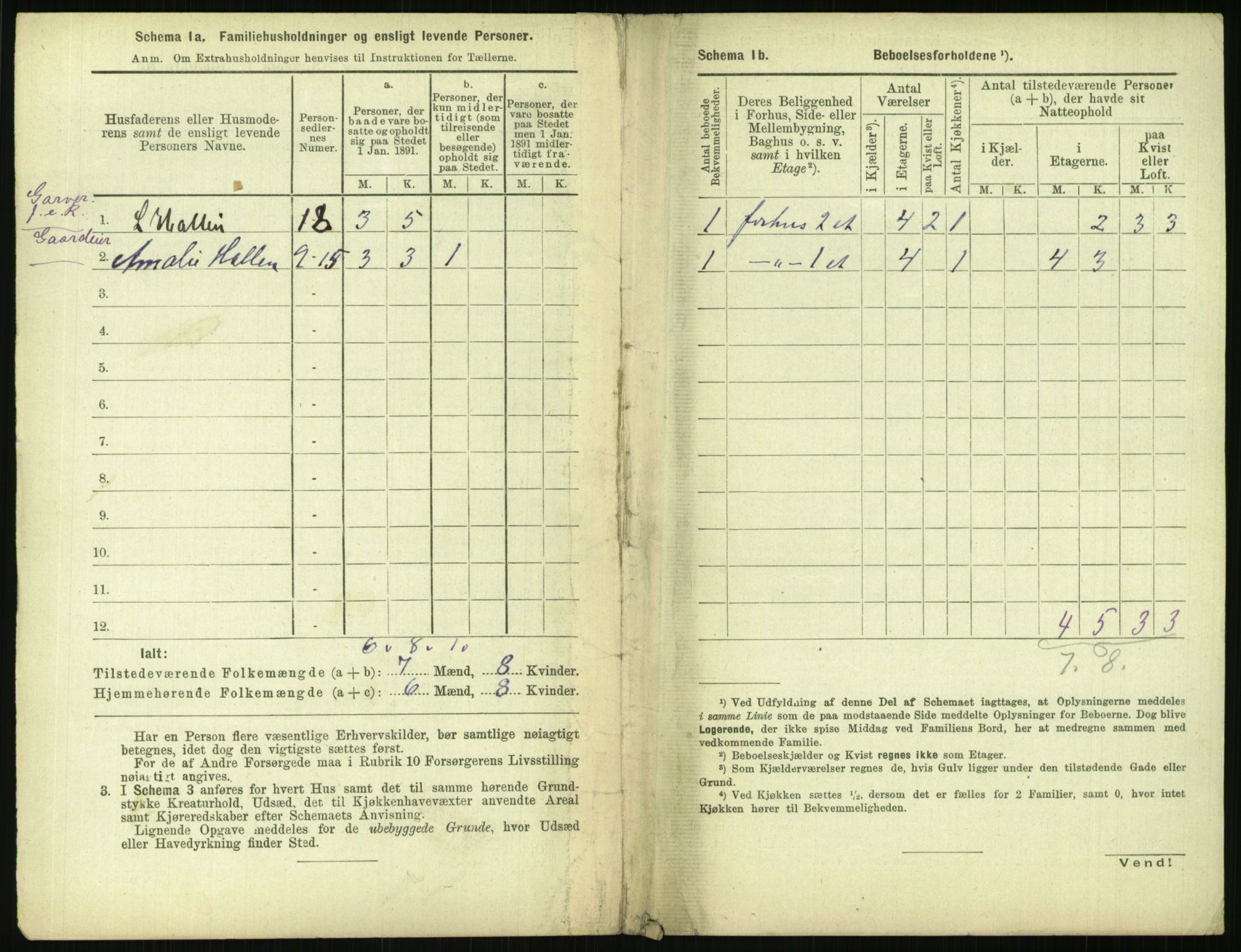 RA, 1891 census for 0301 Kristiania, 1891, p. 153708