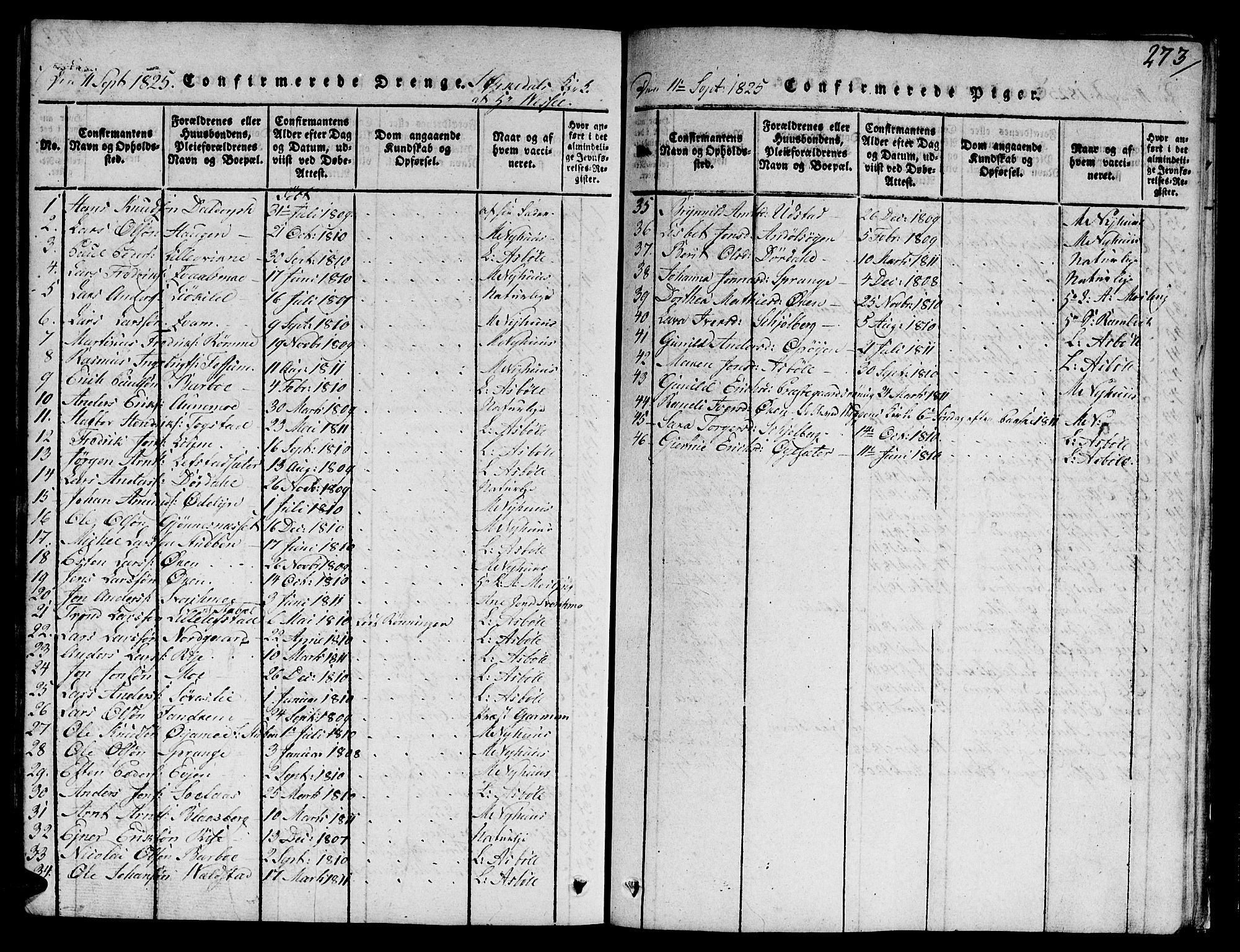 Ministerialprotokoller, klokkerbøker og fødselsregistre - Sør-Trøndelag, SAT/A-1456/668/L0803: Parish register (official) no. 668A03, 1800-1826, p. 273