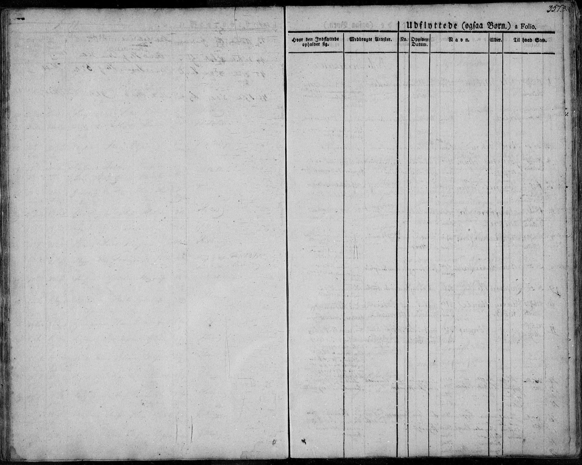 Avaldsnes sokneprestkontor, SAST/A -101851/H/Ha/Haa/L0005: Parish register (official) no. A 5.2, 1825-1841, p. 357