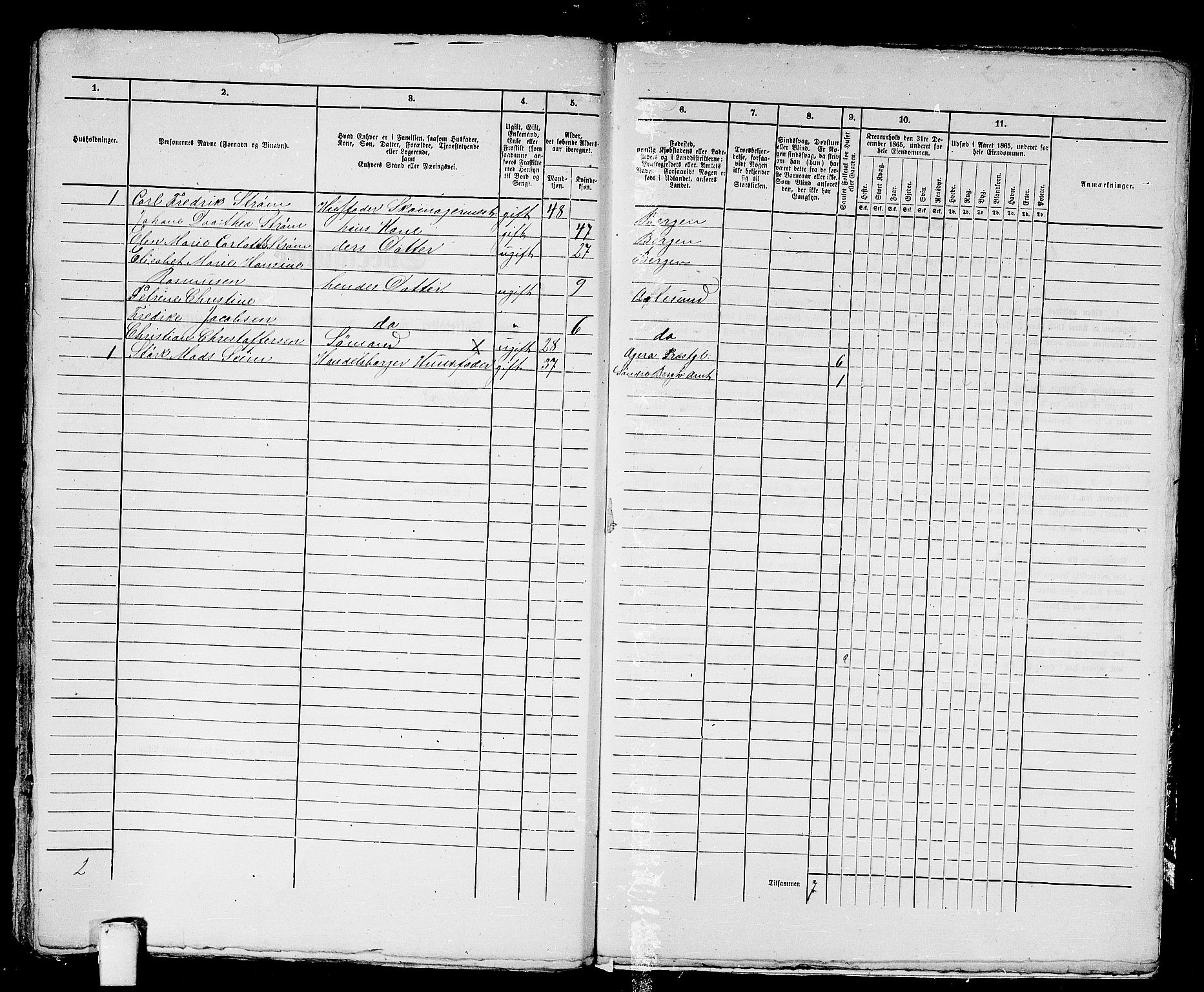 RA, 1865 census for Ålesund, 1865, p. 544