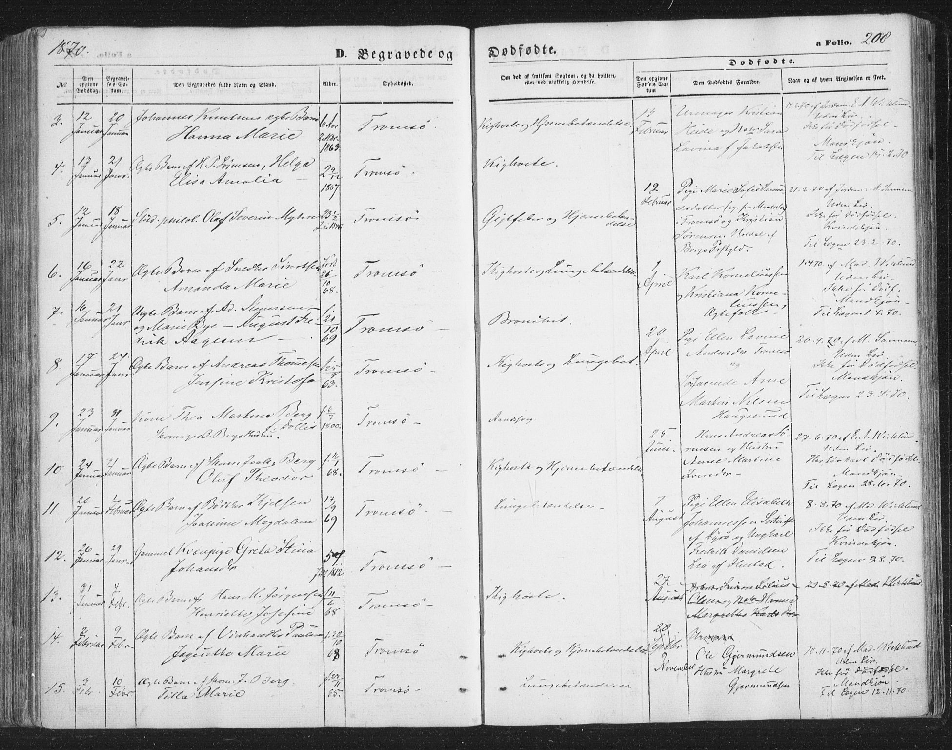 Tromsø sokneprestkontor/stiftsprosti/domprosti, SATØ/S-1343/G/Ga/L0012kirke: Parish register (official) no. 12, 1865-1871, p. 208