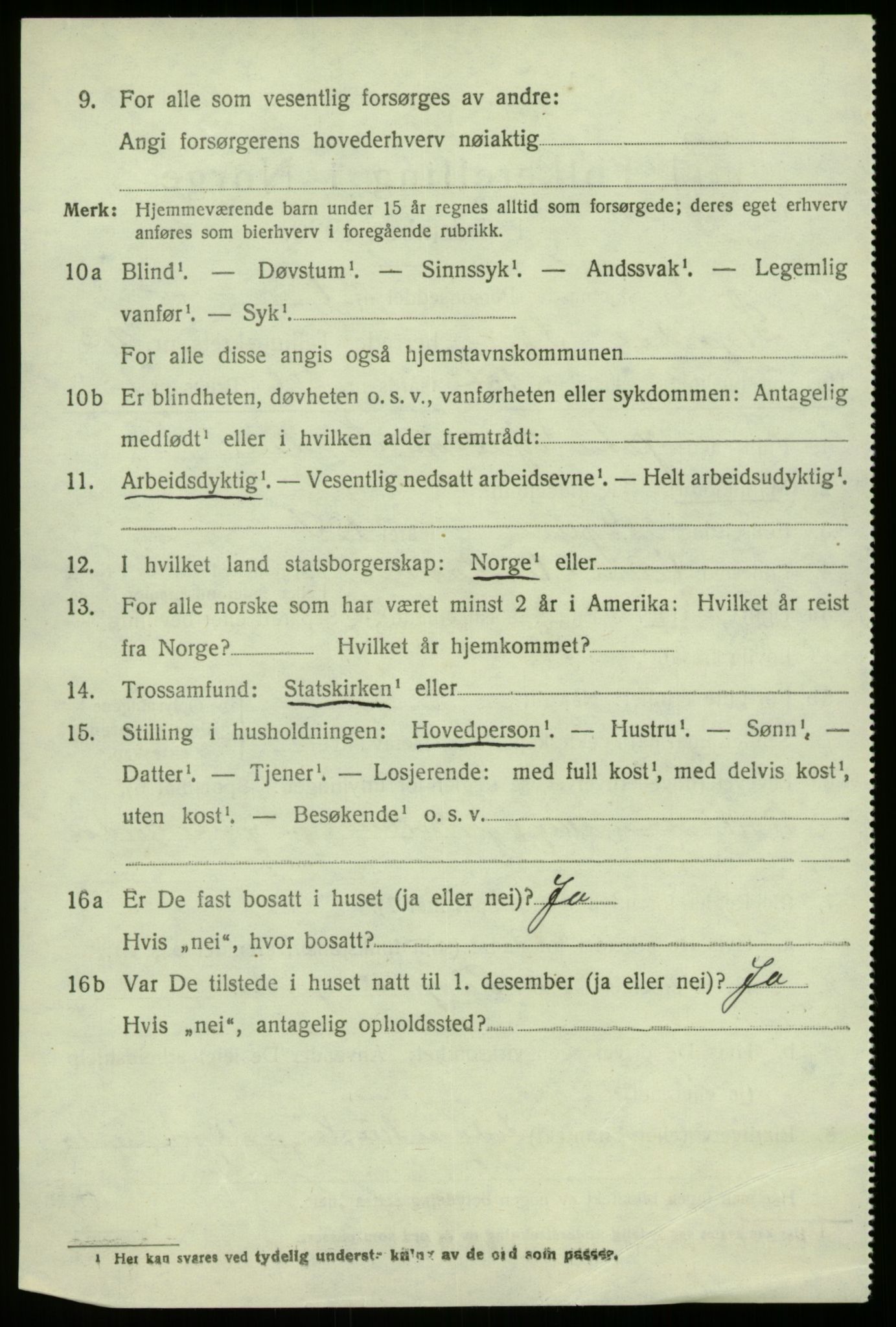 SAB, 1920 census for Sogndal, 1920, p. 8114